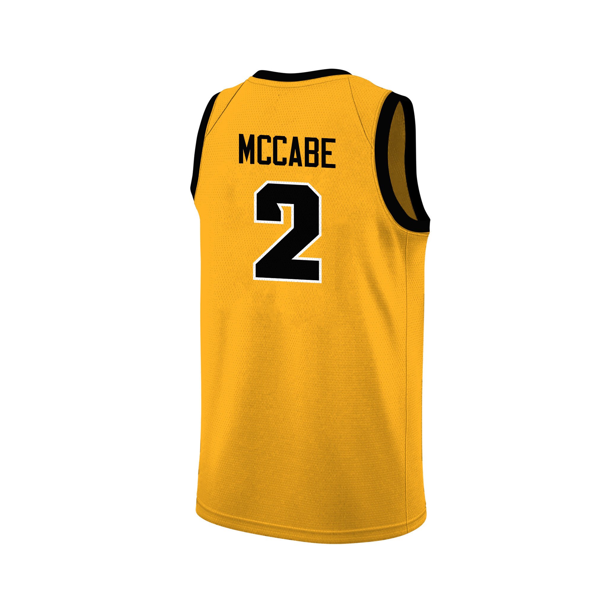 Taylor McCabe 2 Iowa Hawkeyes 2024 Yellow Unisex NCAA Jersey Unisex