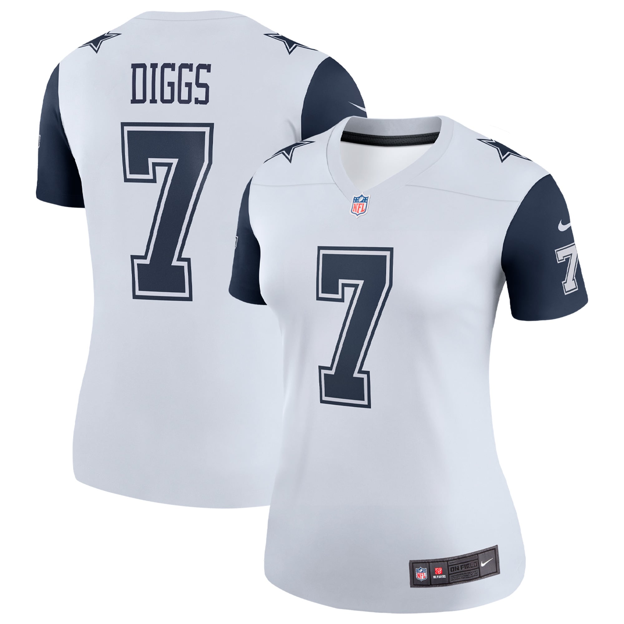 Dallas Cowboys Trevon Diggs White Legend Player Performance Top NFL Jersey Women's