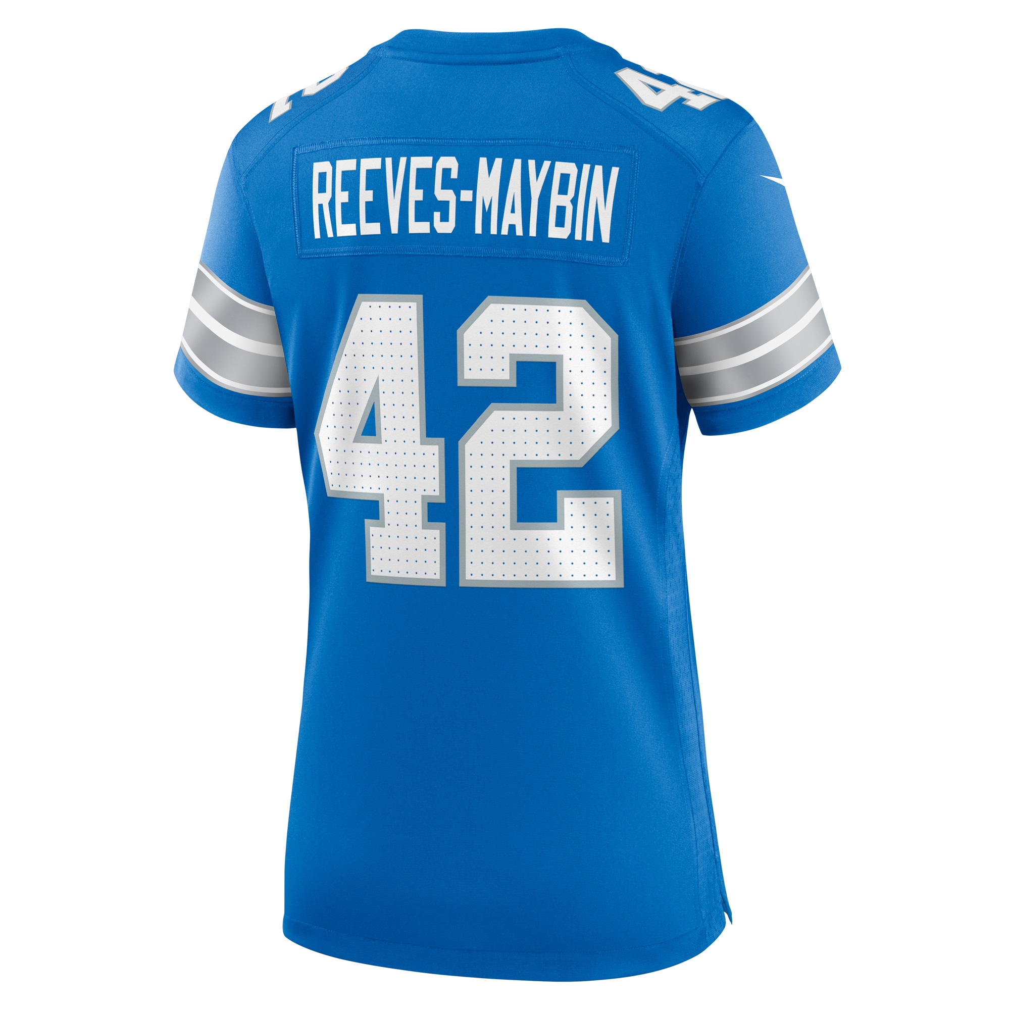 Detroit Lions Jalen Reeves-Maybin Blue Team Game NFL Jersey Women's