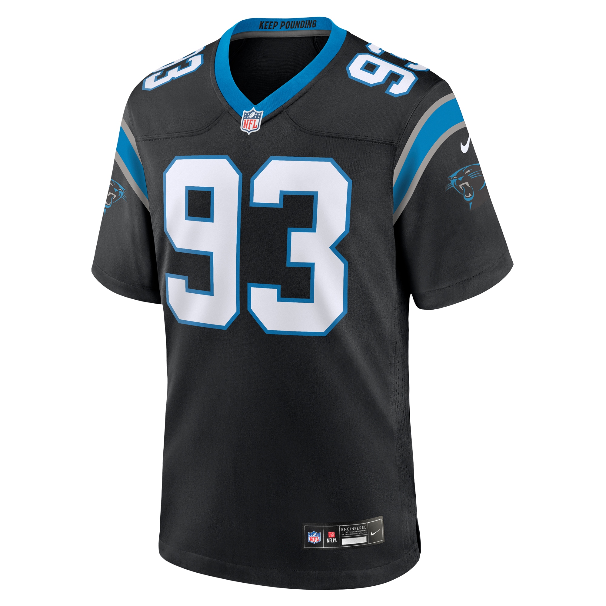 Carolina Panthers LaBryan Ray Black Team Game NFL Jersey Men's