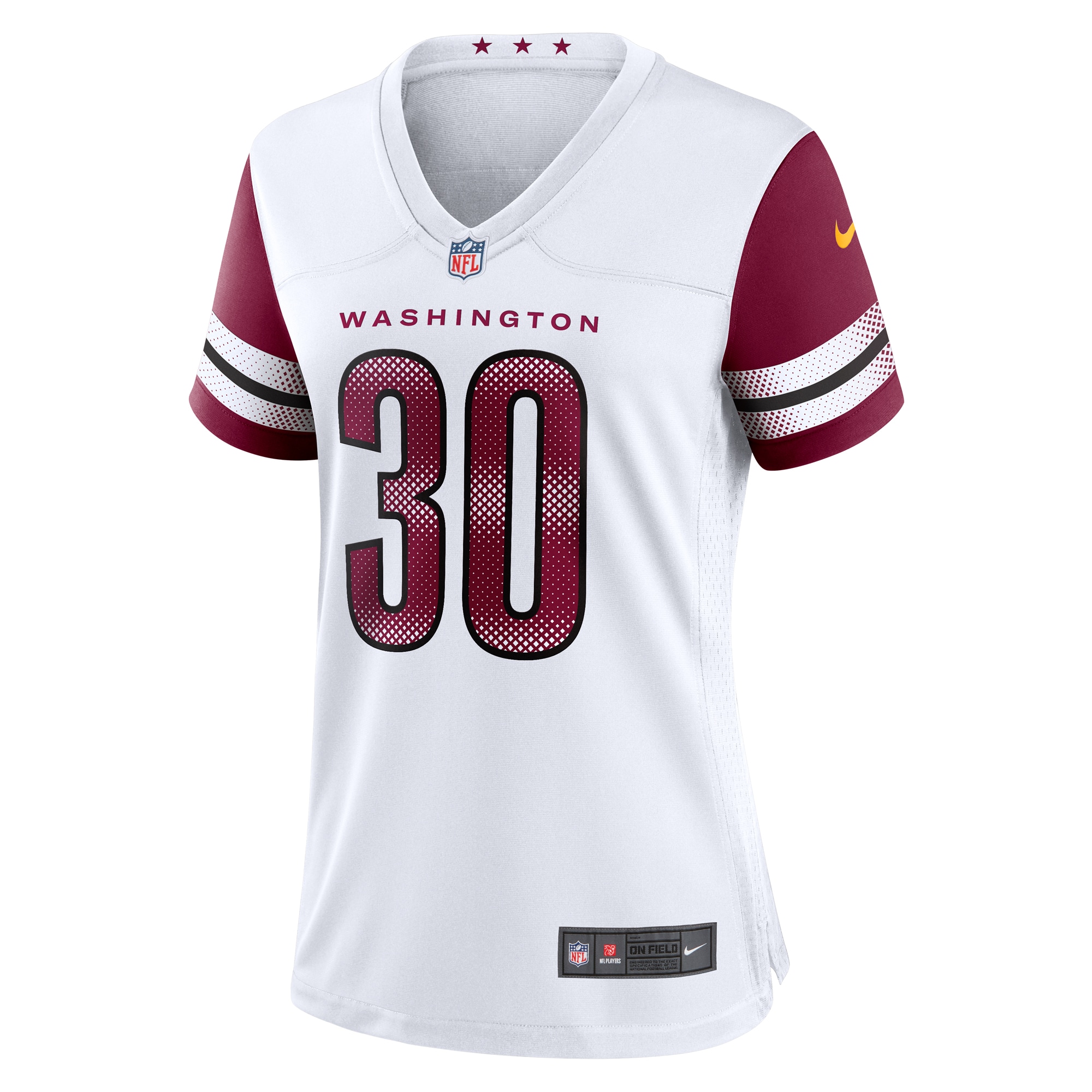 Washington Commanders Austin Ekeler White Game NFL Jersey Women's