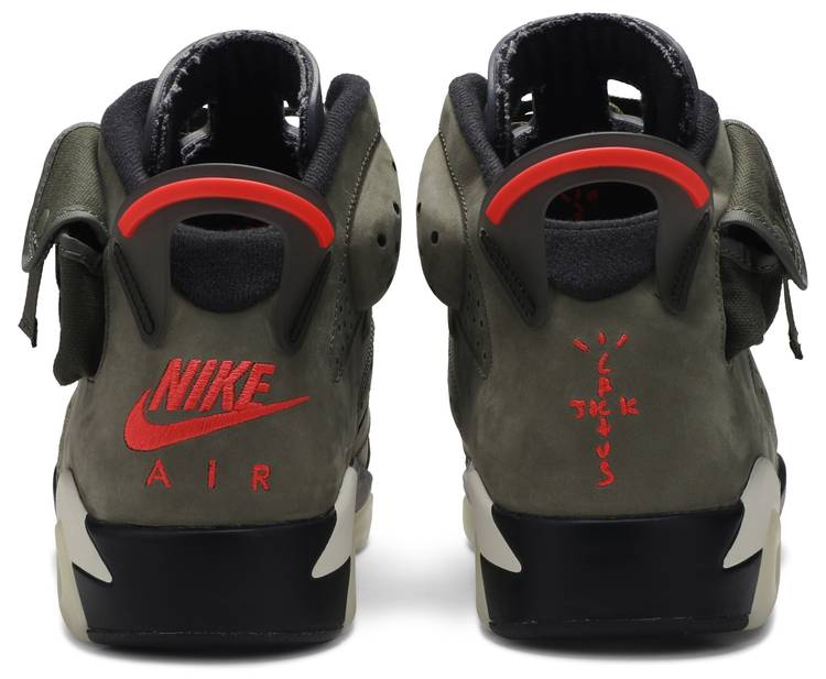 Travis Scott x Air Jordan 6 Retro Olive CN1084-200