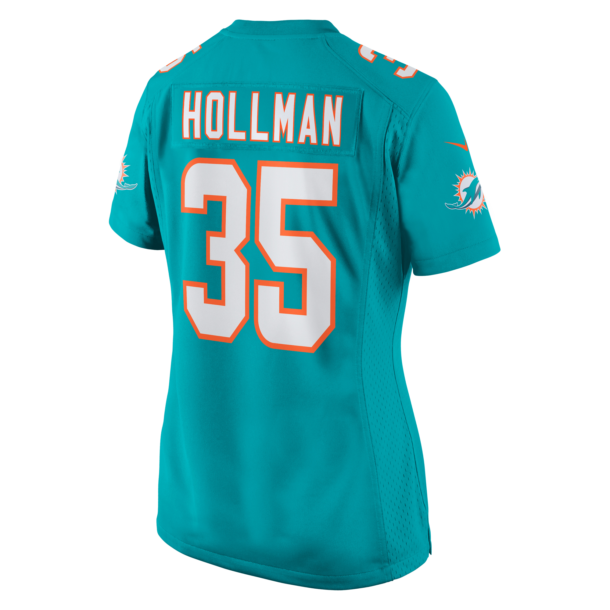 Miami Dolphins Ka'Dar Hollman Aqua Home Game Player NFL Jersey Women's