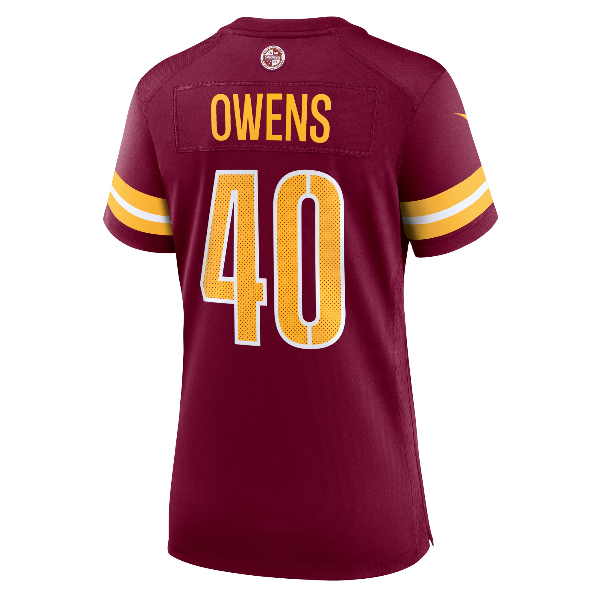 Washington Commanders Tyler Owens Burgundy Game NFL Jersey Women's