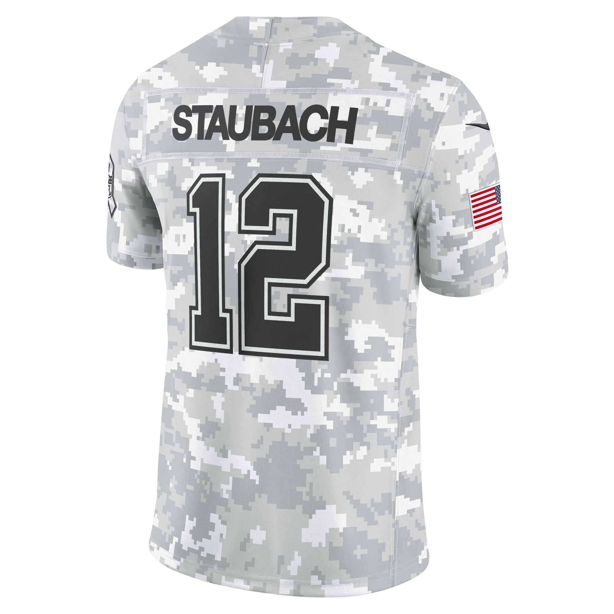 Dallas Cowboys Roger Staubach Arctic Camo 2024 Salute to Service Retired Player Limited NFL Jersey Men's