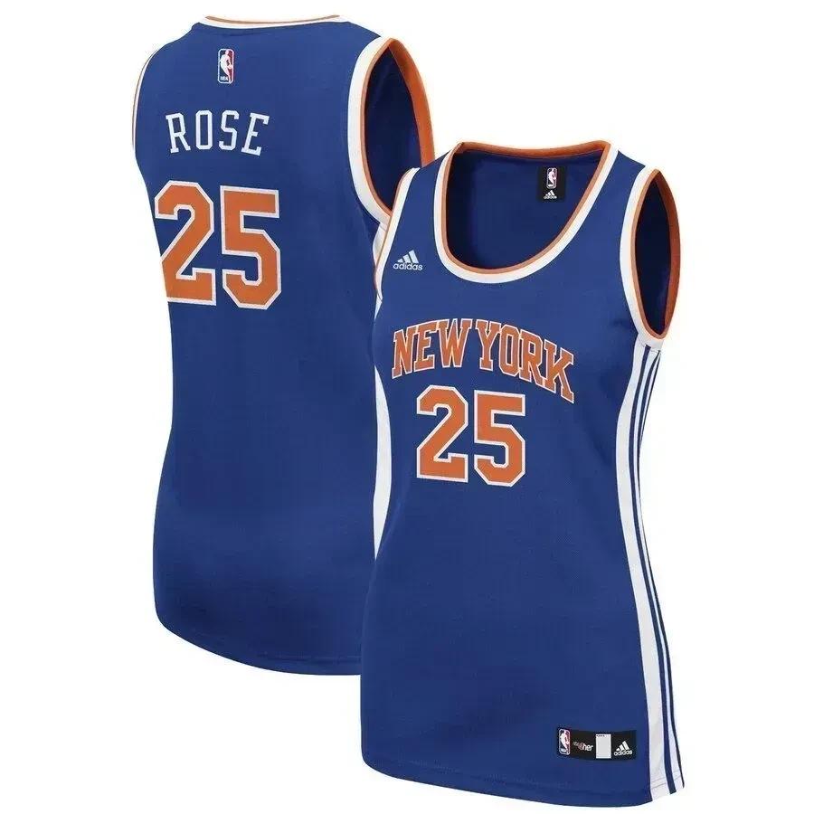 Derrick Rose New York Knicks Royal NBA Jersey Women's