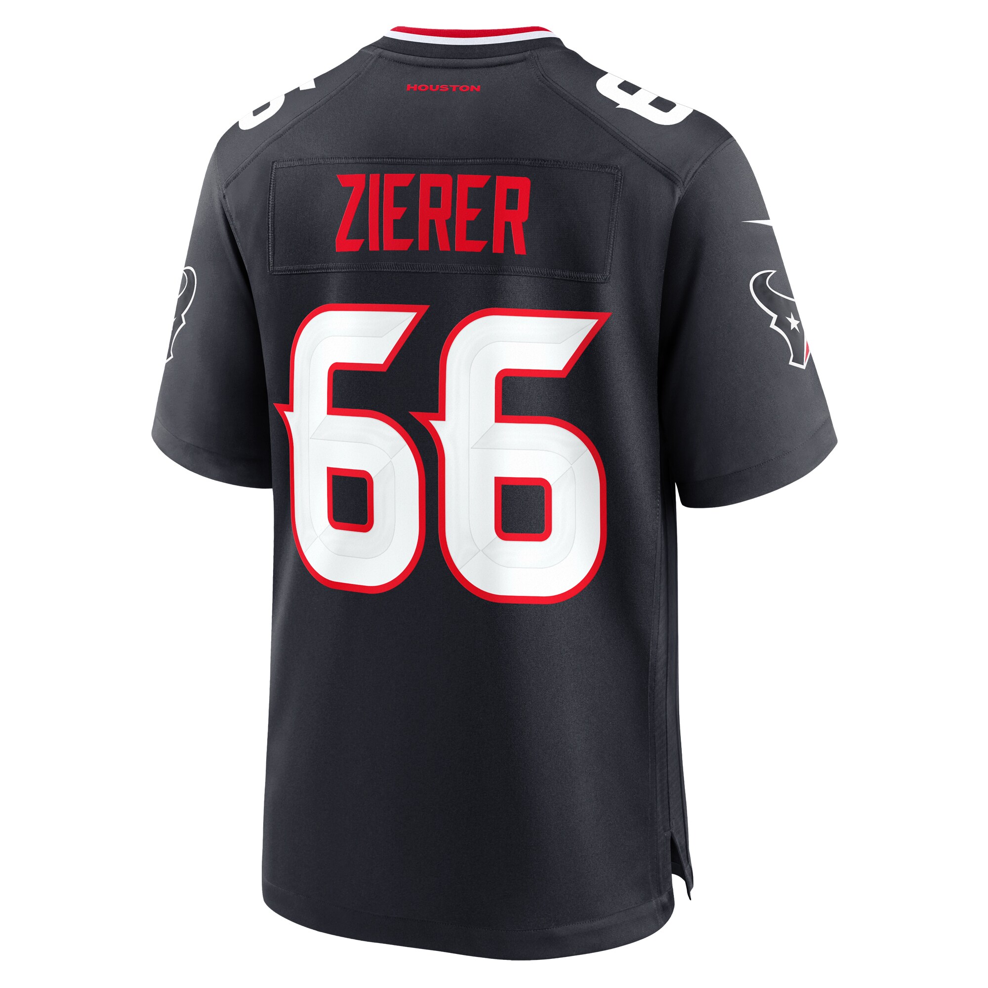 Houston Texans Kilian Zierer Navy Team Game NFL Jersey Men's