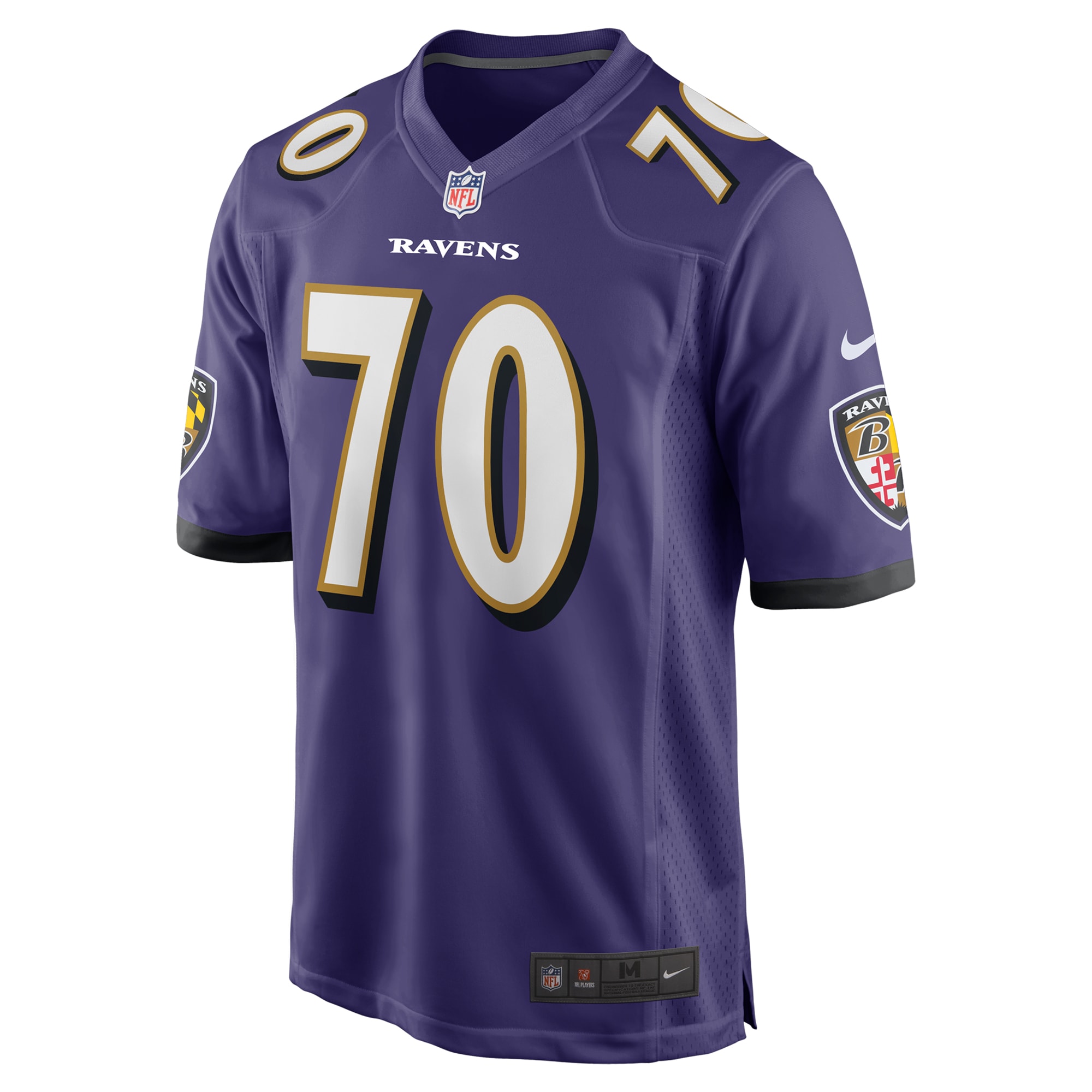 Baltimore Ravens Roger Rosengarten Purple Team Game NFL Jersey Men's