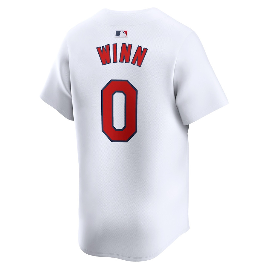 Masyn Winn 0 St. Louis Cardinals Home Limited White MLB Jersey Men's