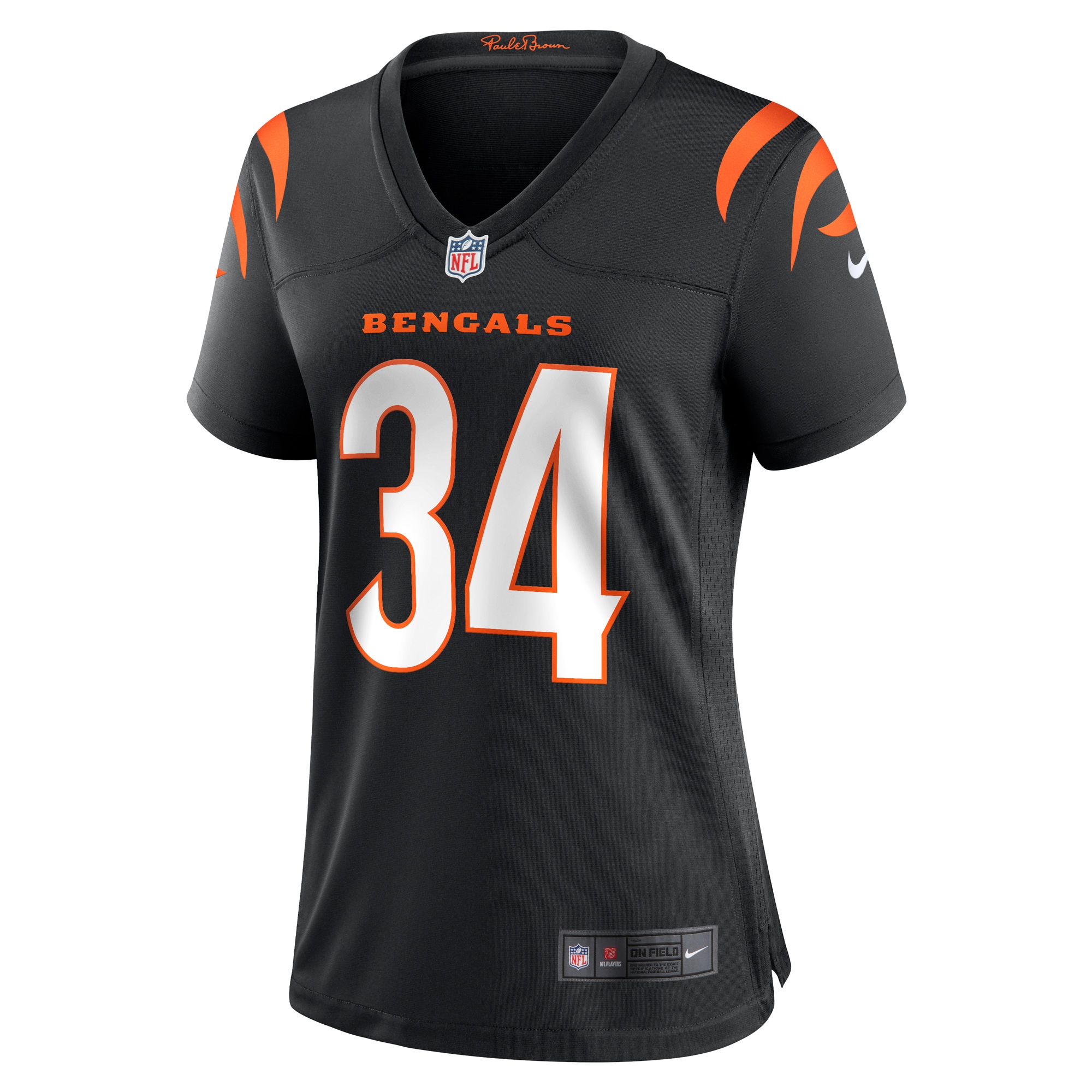 Cincinnati Bengals Demetric Felton Jr. Black Team Game NFL Jersey Women's