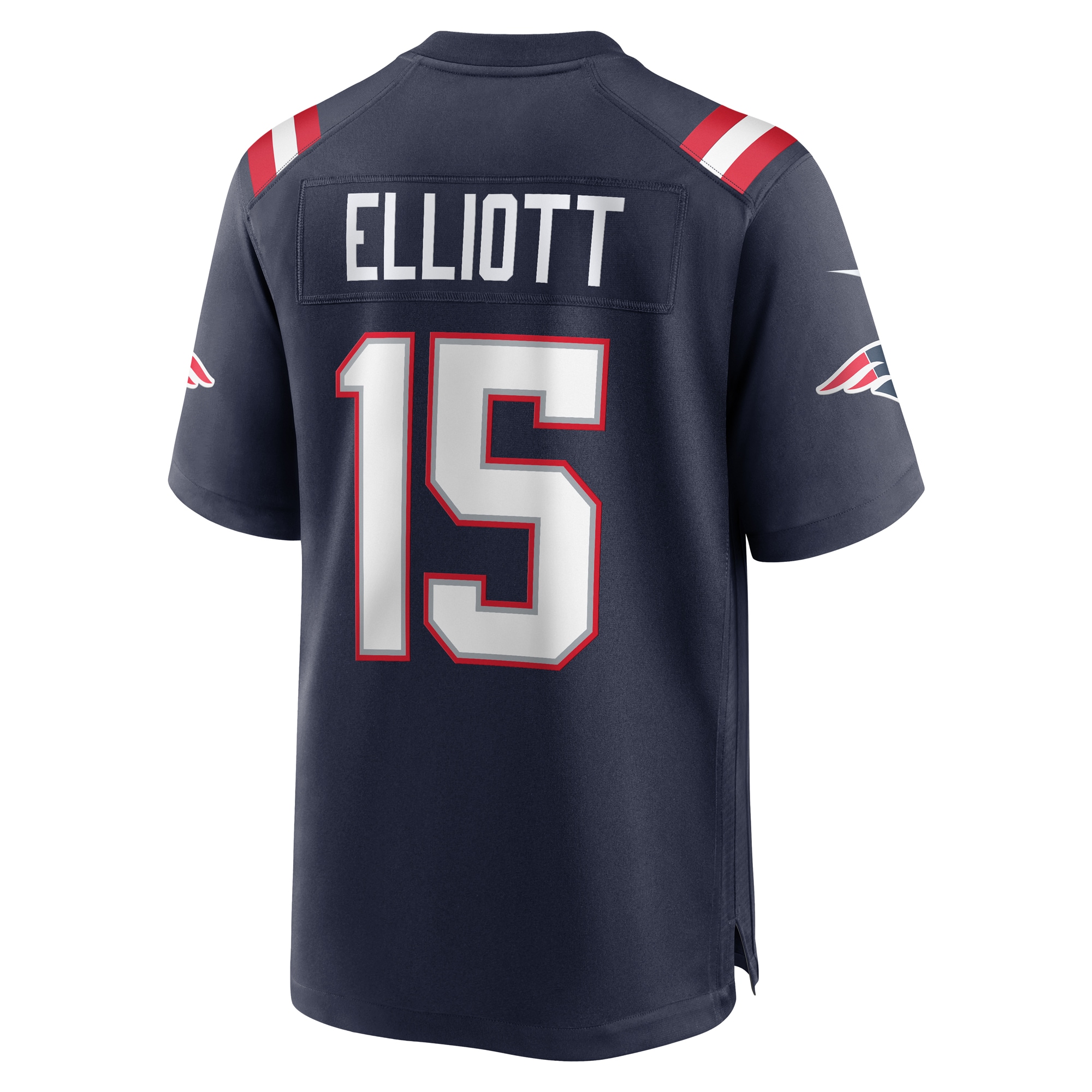 New England Patriots Ezekiel Elliott Navy Game Player NFL Jersey Men's