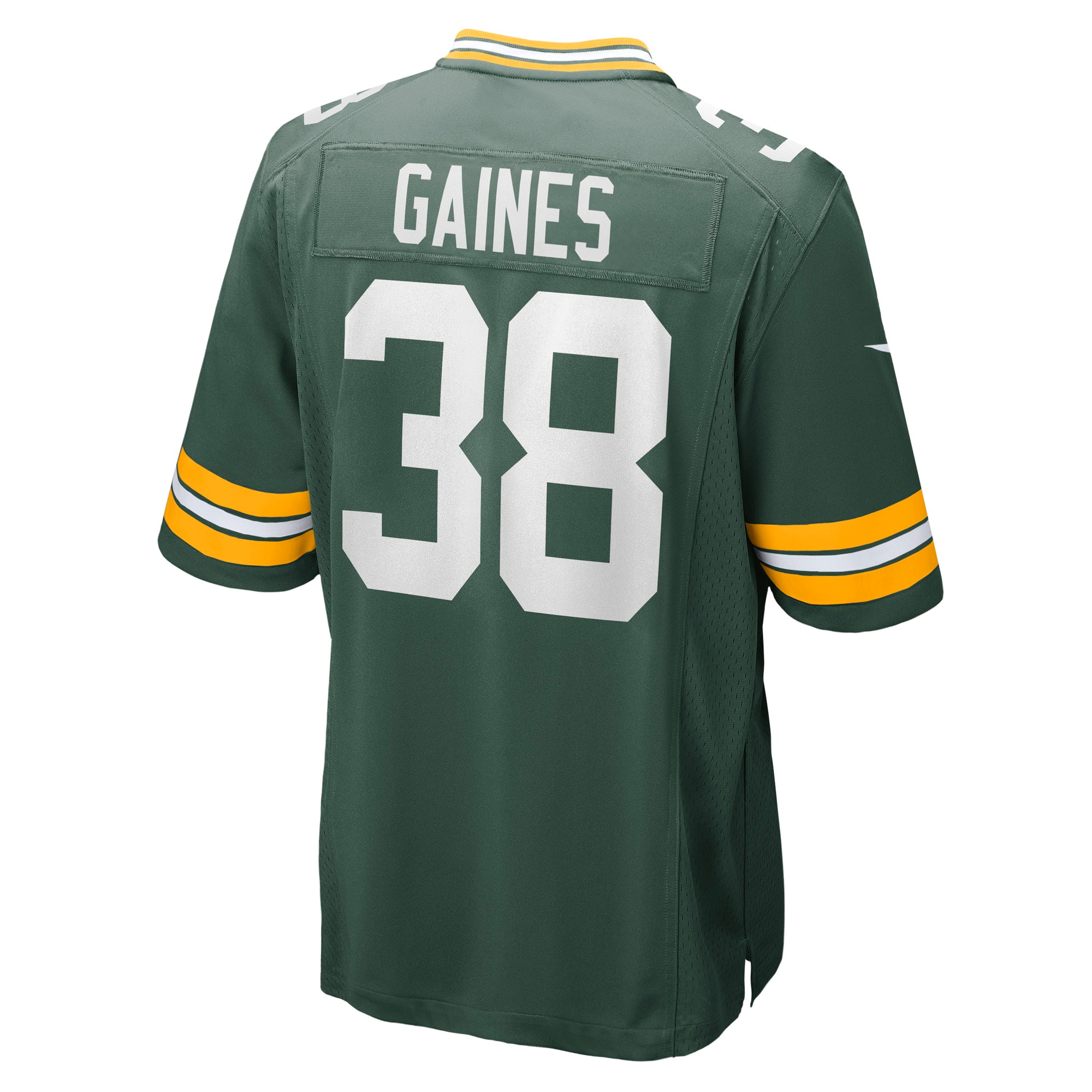 Green Bay Packers Innis Gaines Green Game NFL Jersey Men's