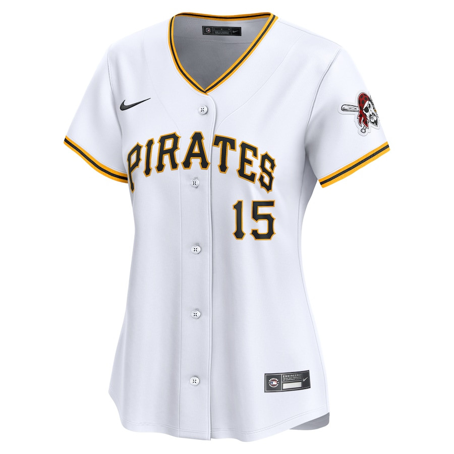 Oneil Cruz 15 Pittsburgh Pirates Home Limited Player White MLB Jersey Women's