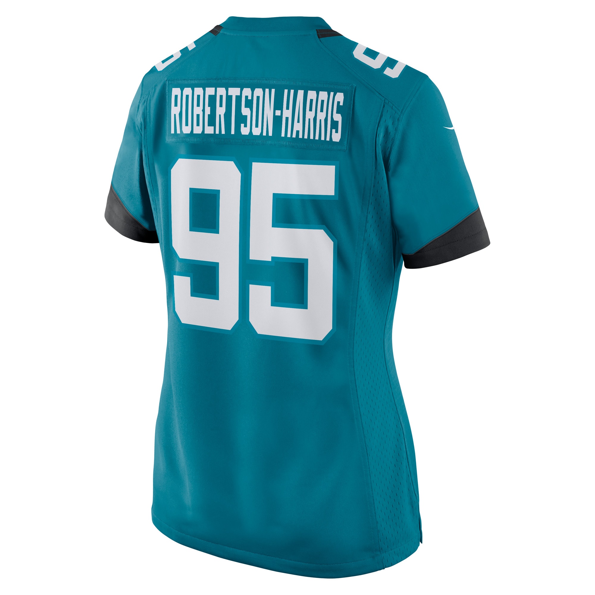Jacksonville Jaguars Roy Robertson-Harris Teal Game NFL Jersey Women's