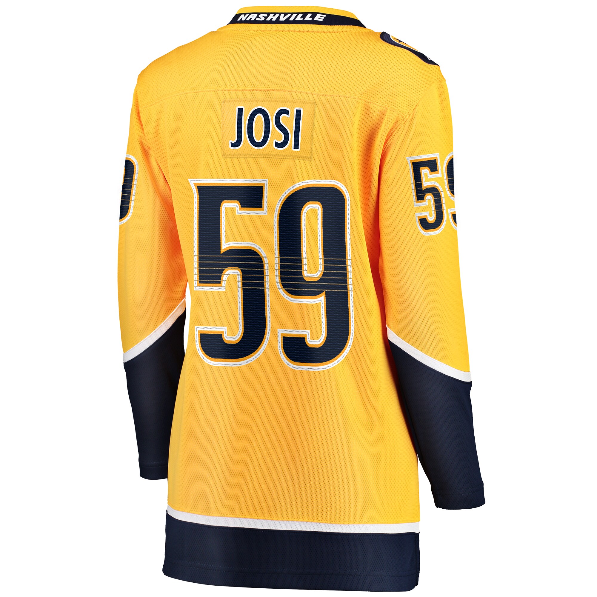 Nashville Predators Roman Josi Gold Home Breakaway Player NHL Jersey Women's