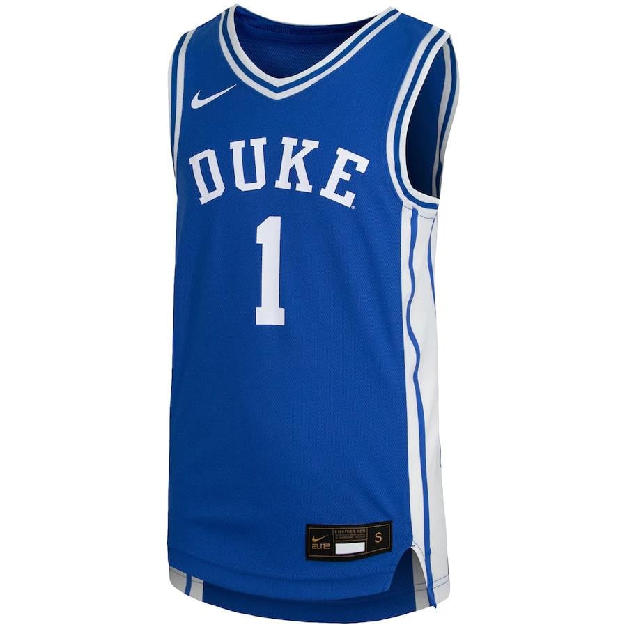 Duke Blue Devil Team Royal #1 NCAA Jersey Youth