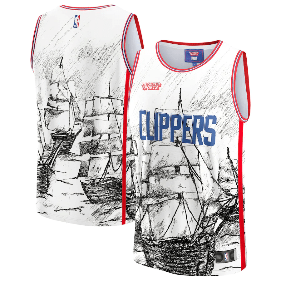 Los Angeles Clippers KidSuper Studio Unisex Hometown Gray NBA Jersey Unisex