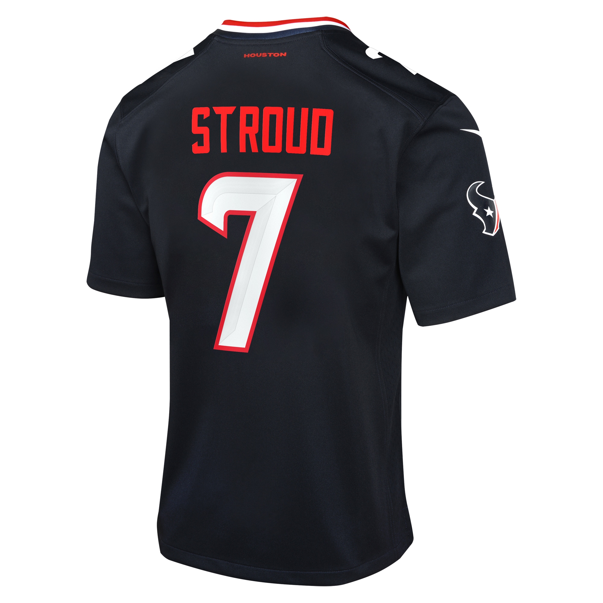 Houston Texans C.J. Stroud Navy Game NFL Jersey Youth
