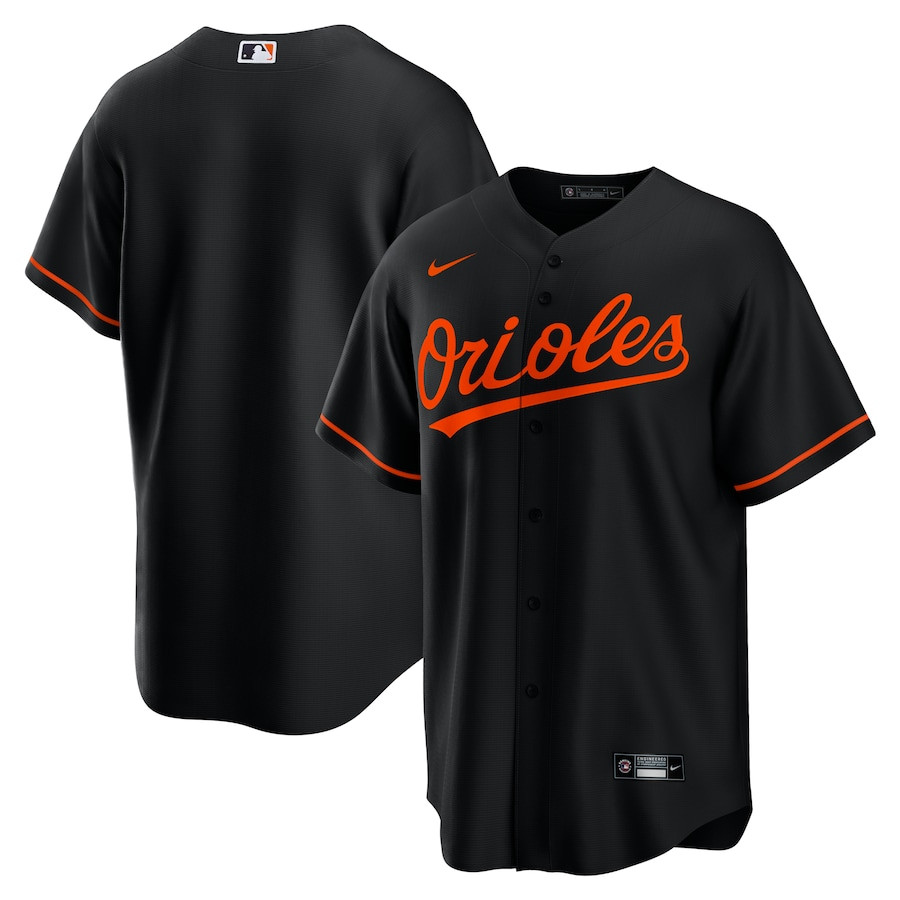 Baltimore Orioles Alternate Black MLB Jersey Men's