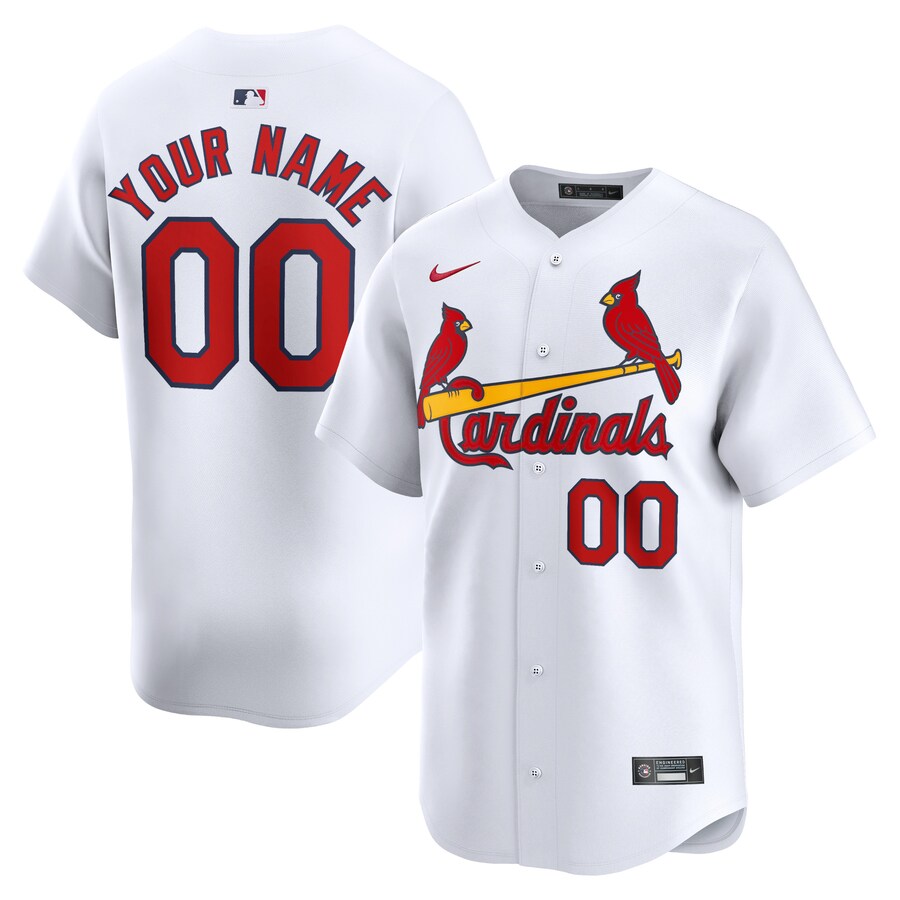 St. Louis Cardinals Home Limited Custom Jersey White
