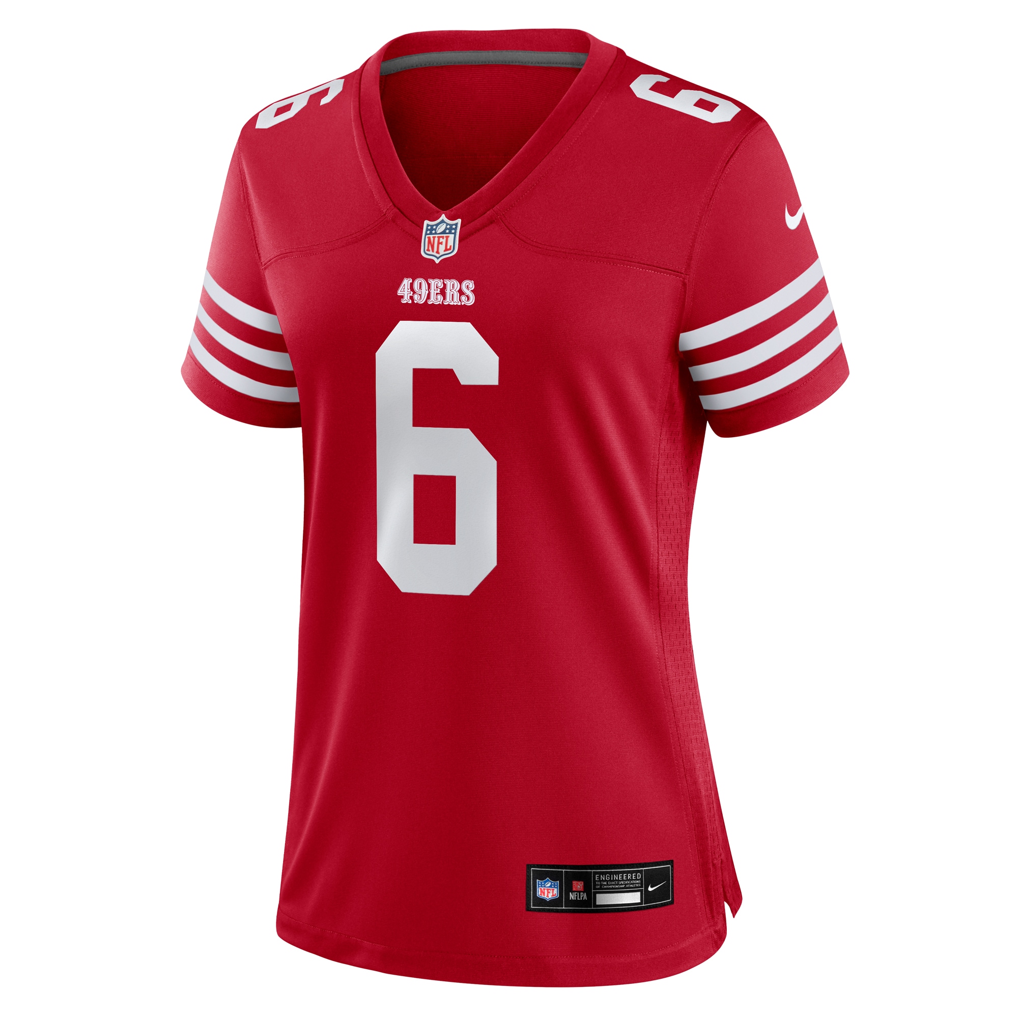 San Francisco 49ers Malik Mustapha Scarlet Game NFL Jersey Women's