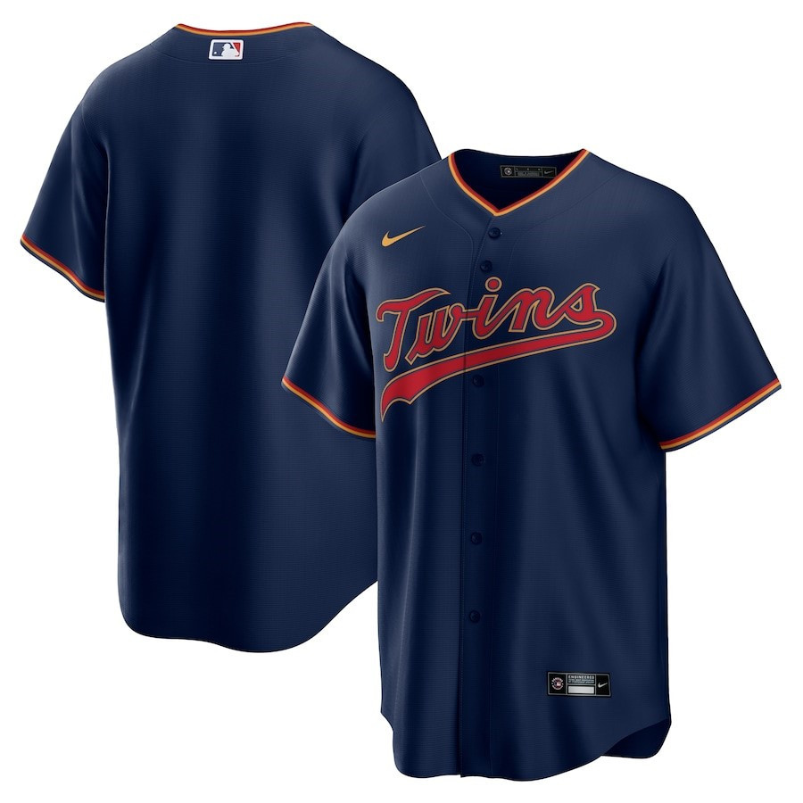 Minnesota Twins Alternate Team Navy MLB Jersey Men's