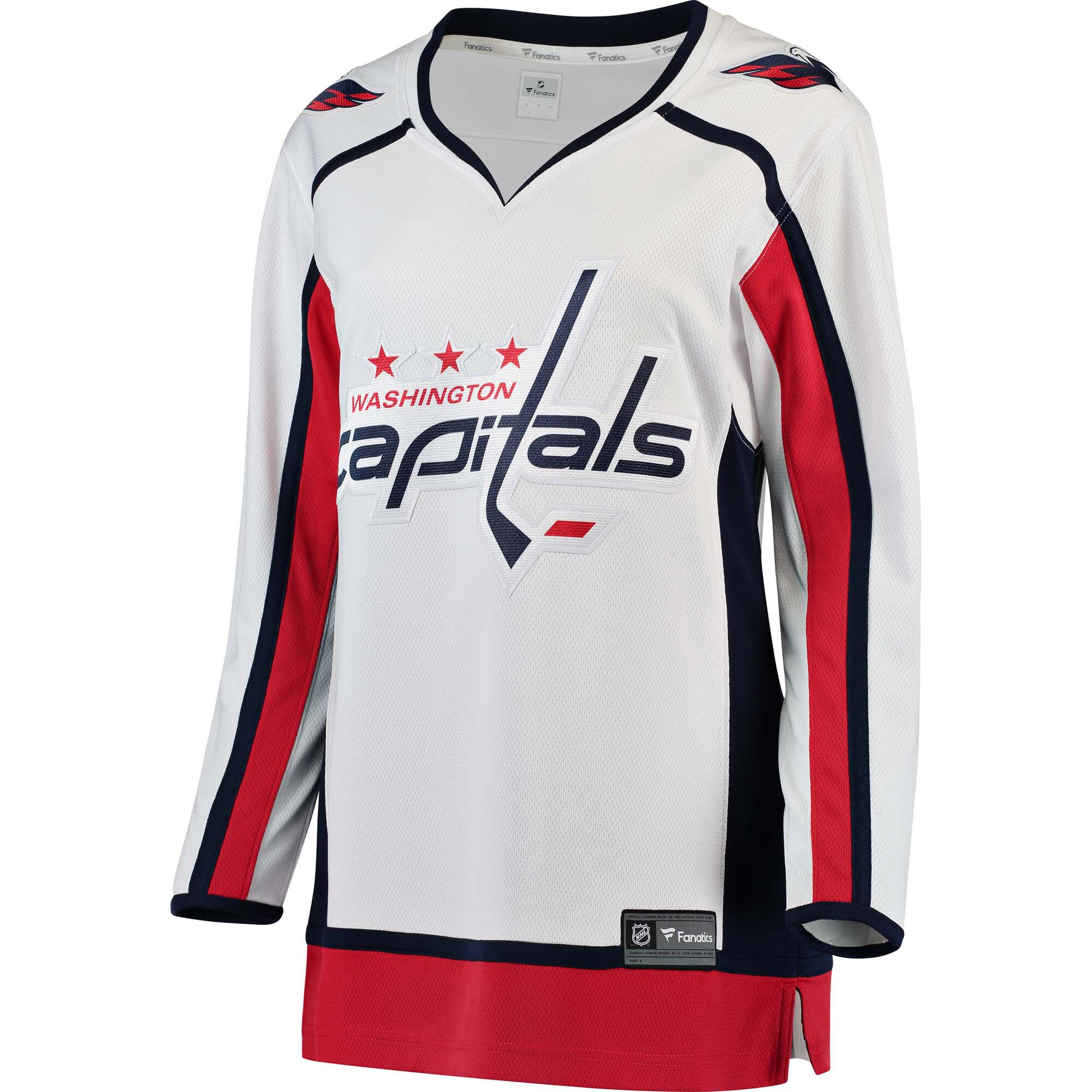 Washington Capitals White Away Breakaway NHL Jersey Women's