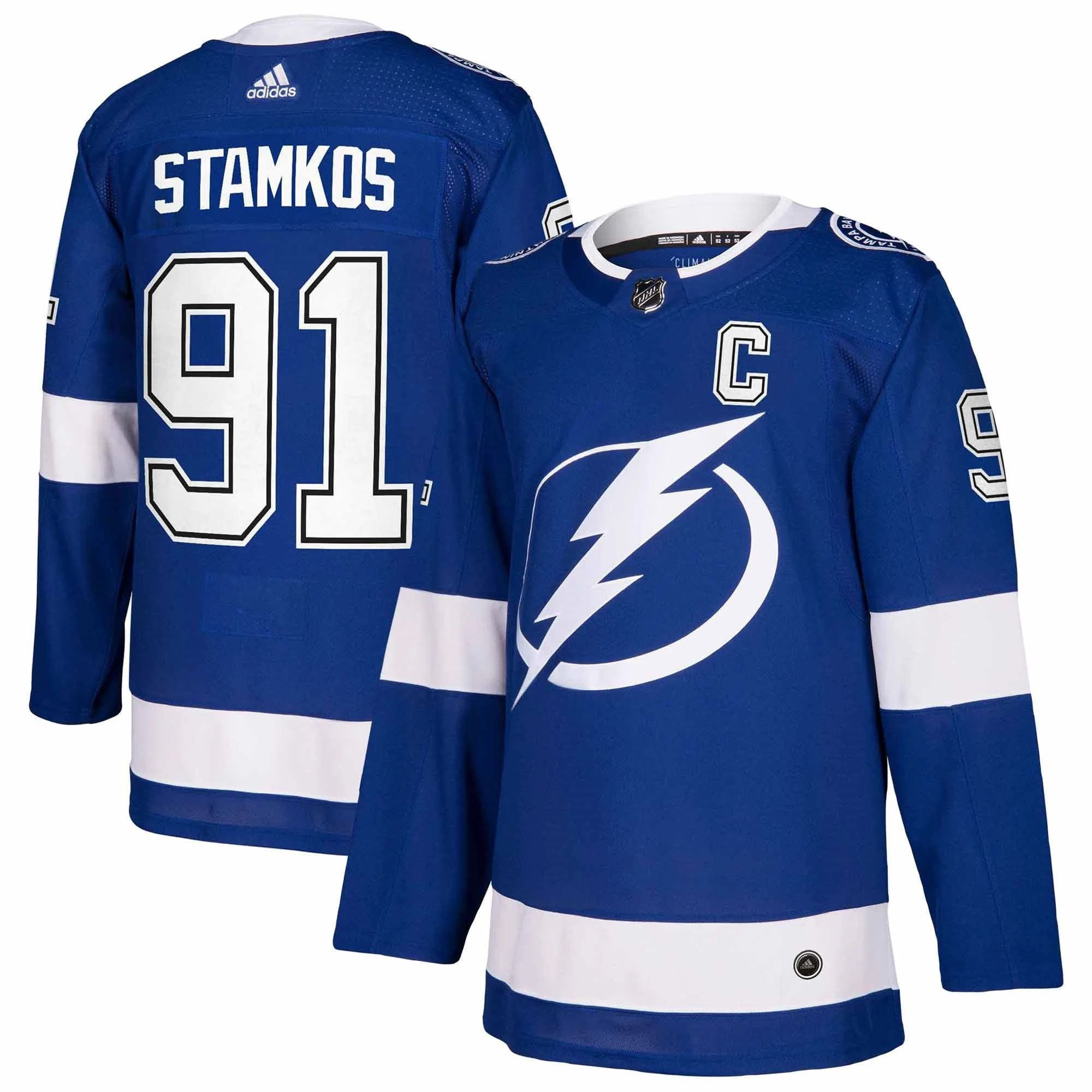 Tampa Bay Lightning Steven Stamkos Blue Player NHL Jersey Men's