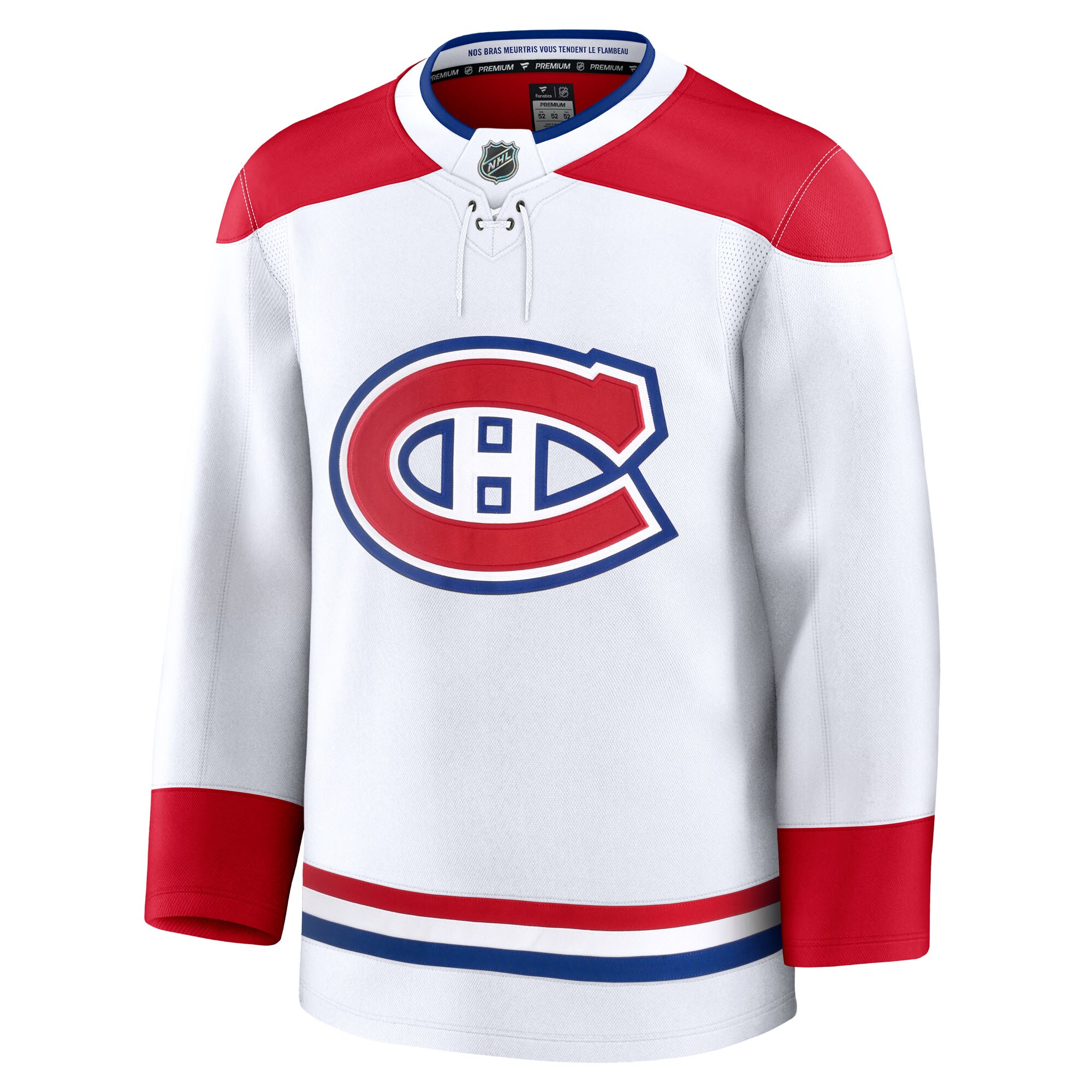 Montreal Canadiens White Away Premium NHL Jersey Men's