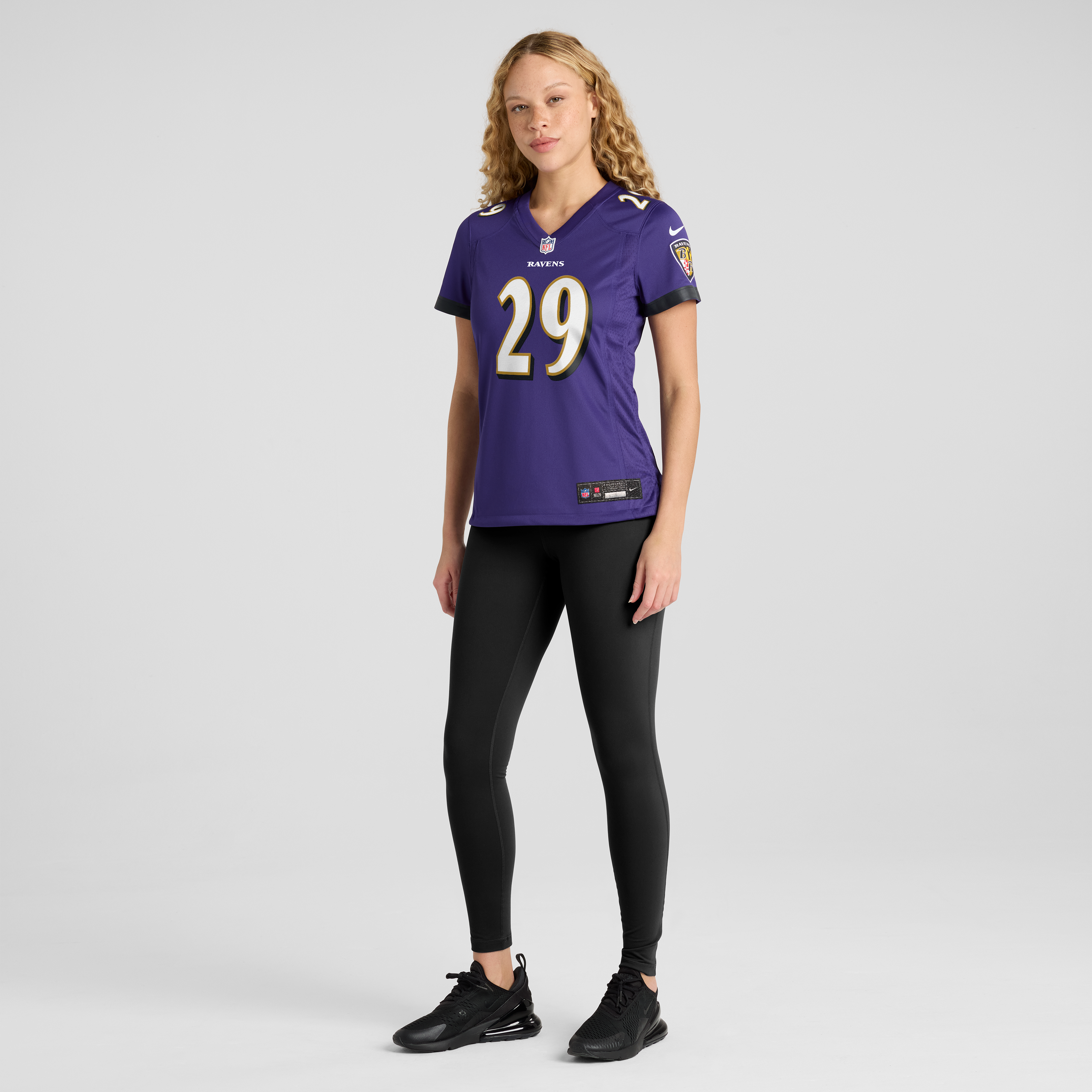 Baltimore Ravens Ar'Darius Washington Purple Player Game NFL Jersey Women's