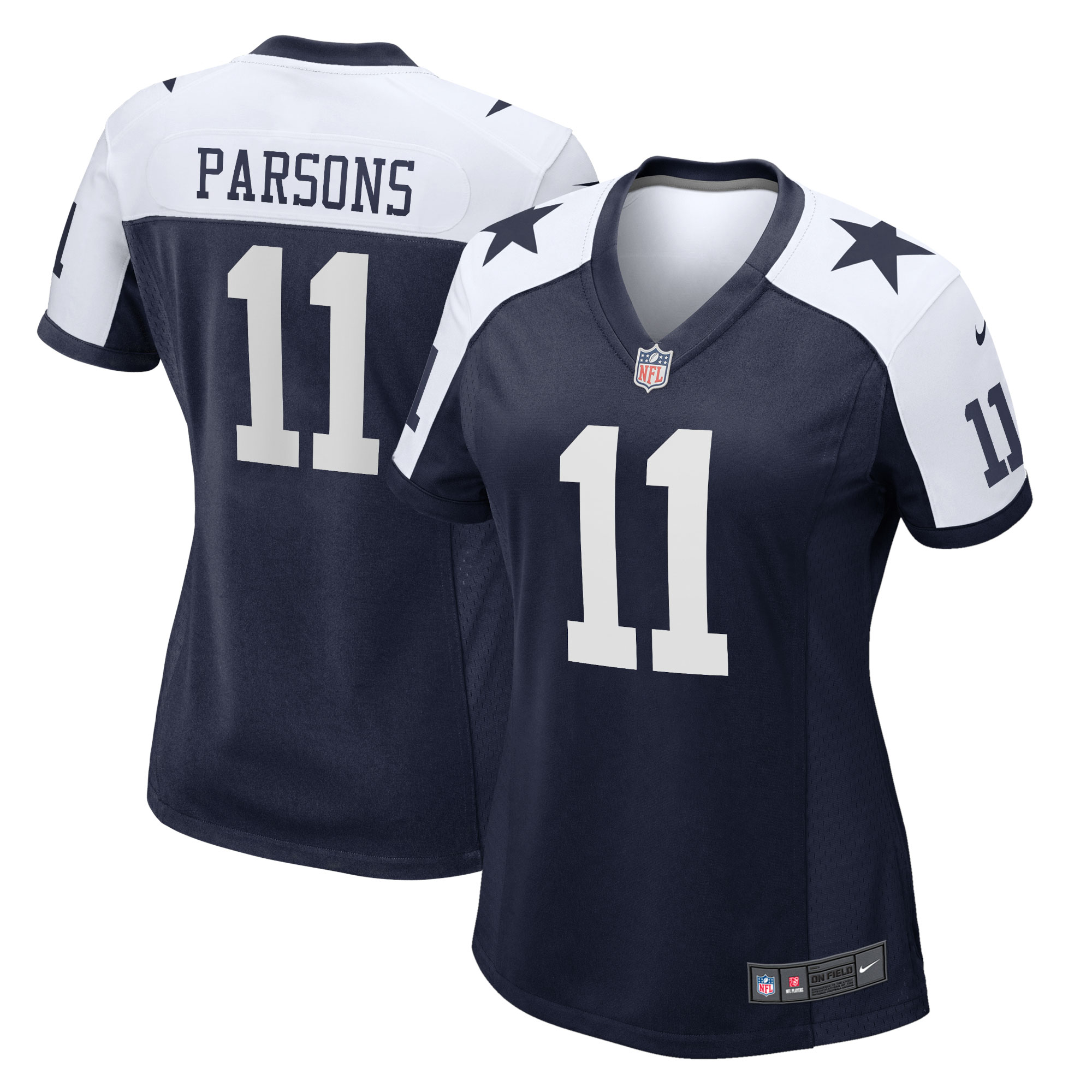 Dallas Cowboys Micah Parsons Navy Alternate Game NFL Jersey Women's
