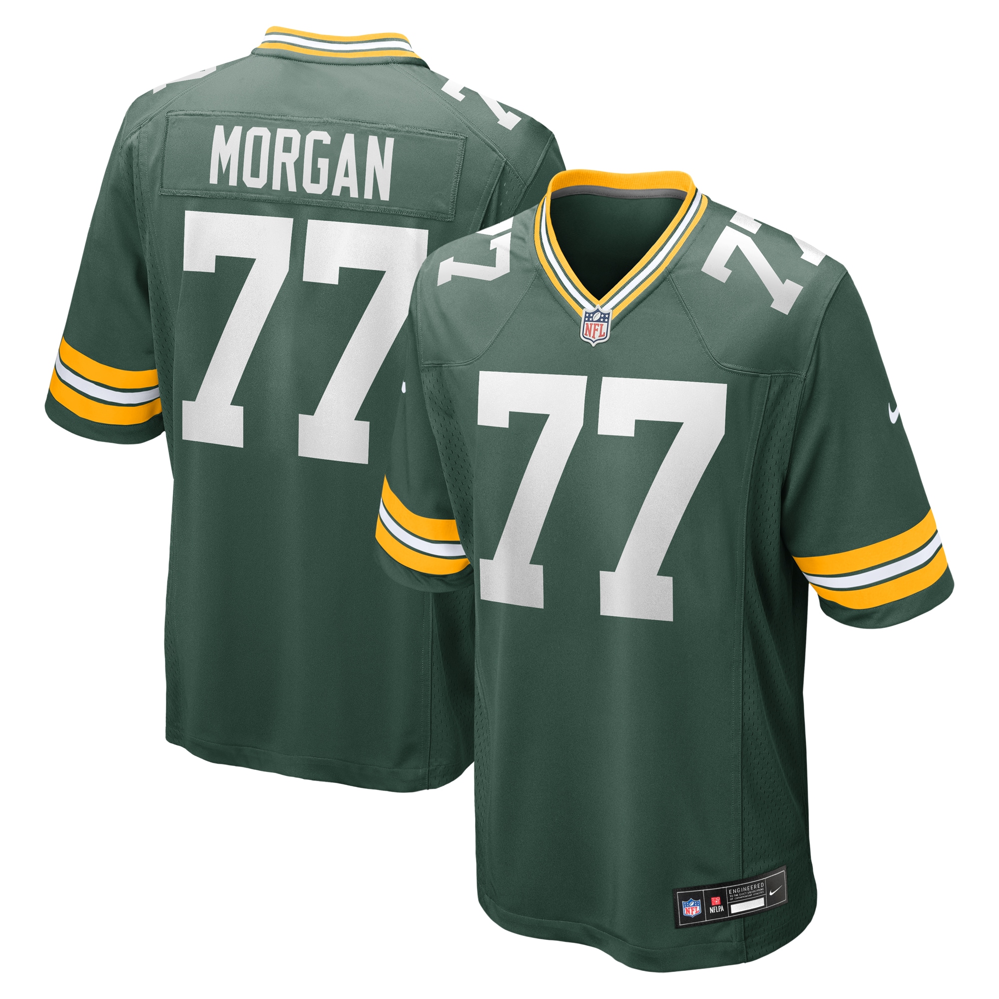 Green Bay Packers Morgan Green Player Game NFL Jersey Men's