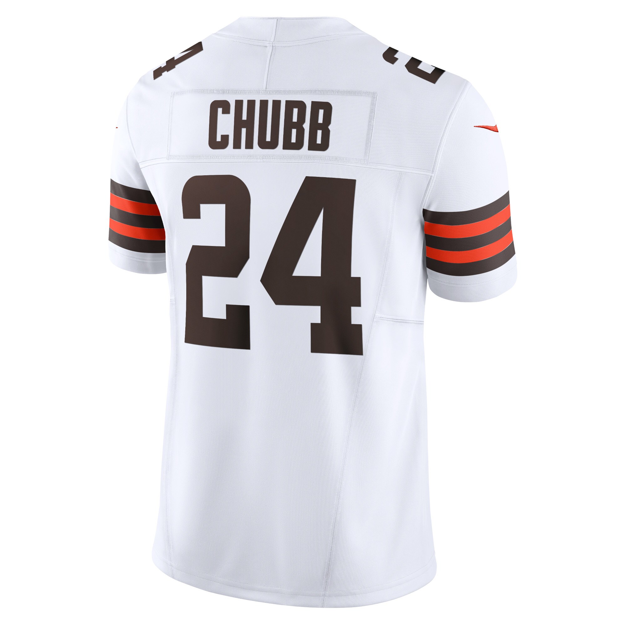 Cleveland Browns Nick Chubb White Vapor F.U.S.E. Limited NFL Jersey Men's