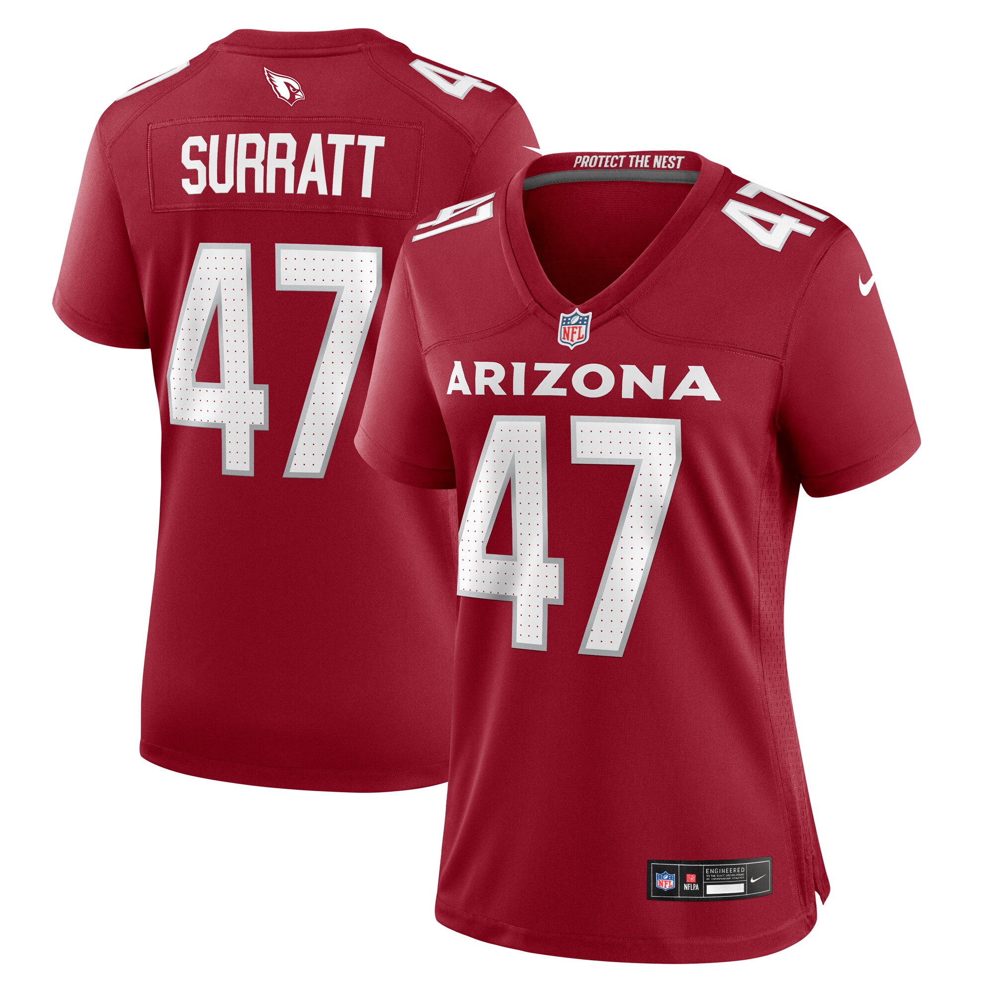 Arizona Cardinals Sage Surratt Cardinal Game NFL Jersey Women's