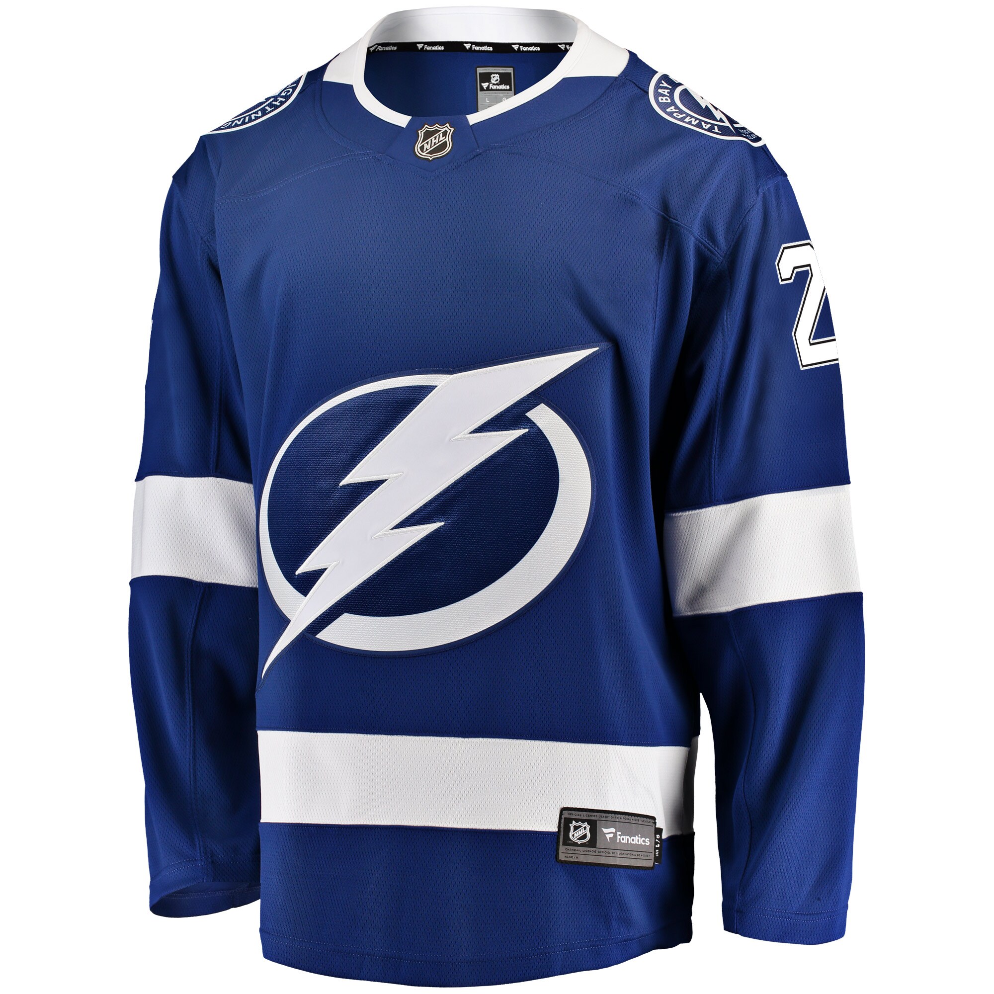 Tampa Bay Lightning Brayden Point Blue Home Breakaway Player NHL Jersey Men's