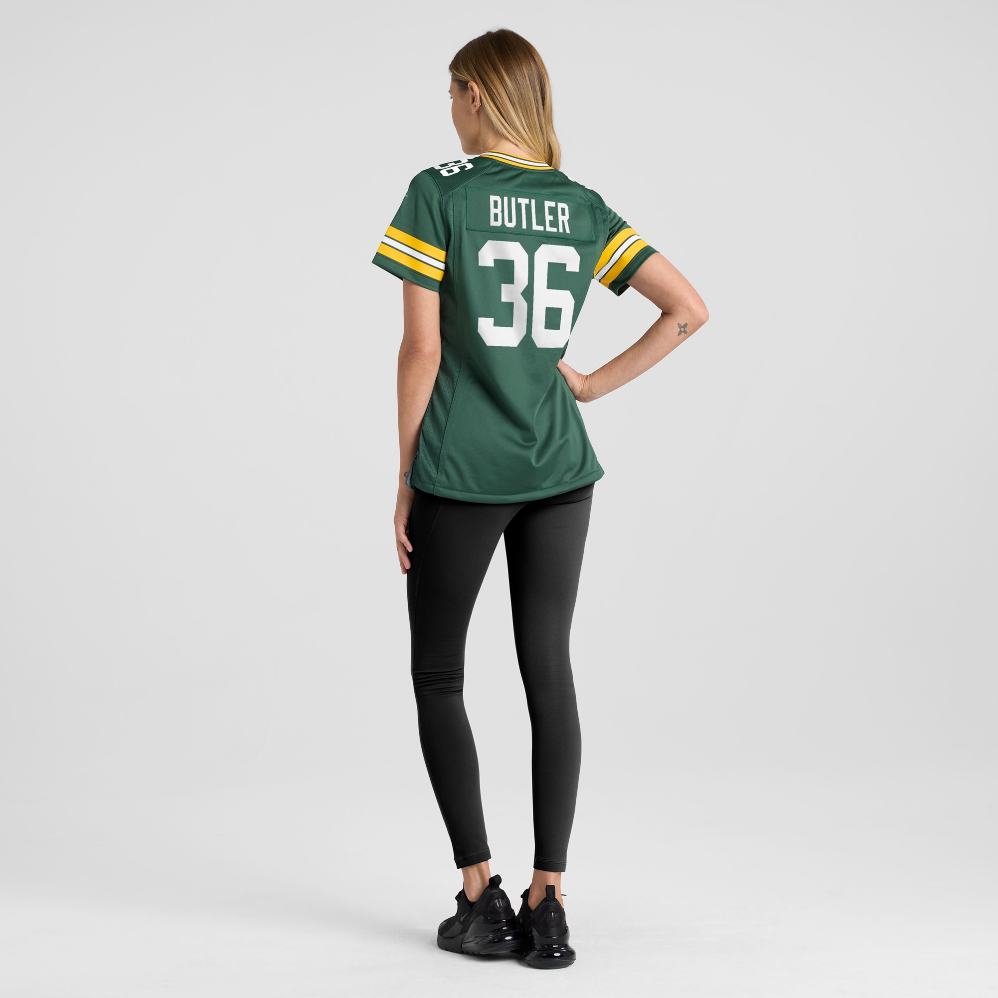 Green Bay Packers LeRoy Butler Green Retired Player Game NFL Jersey Women's