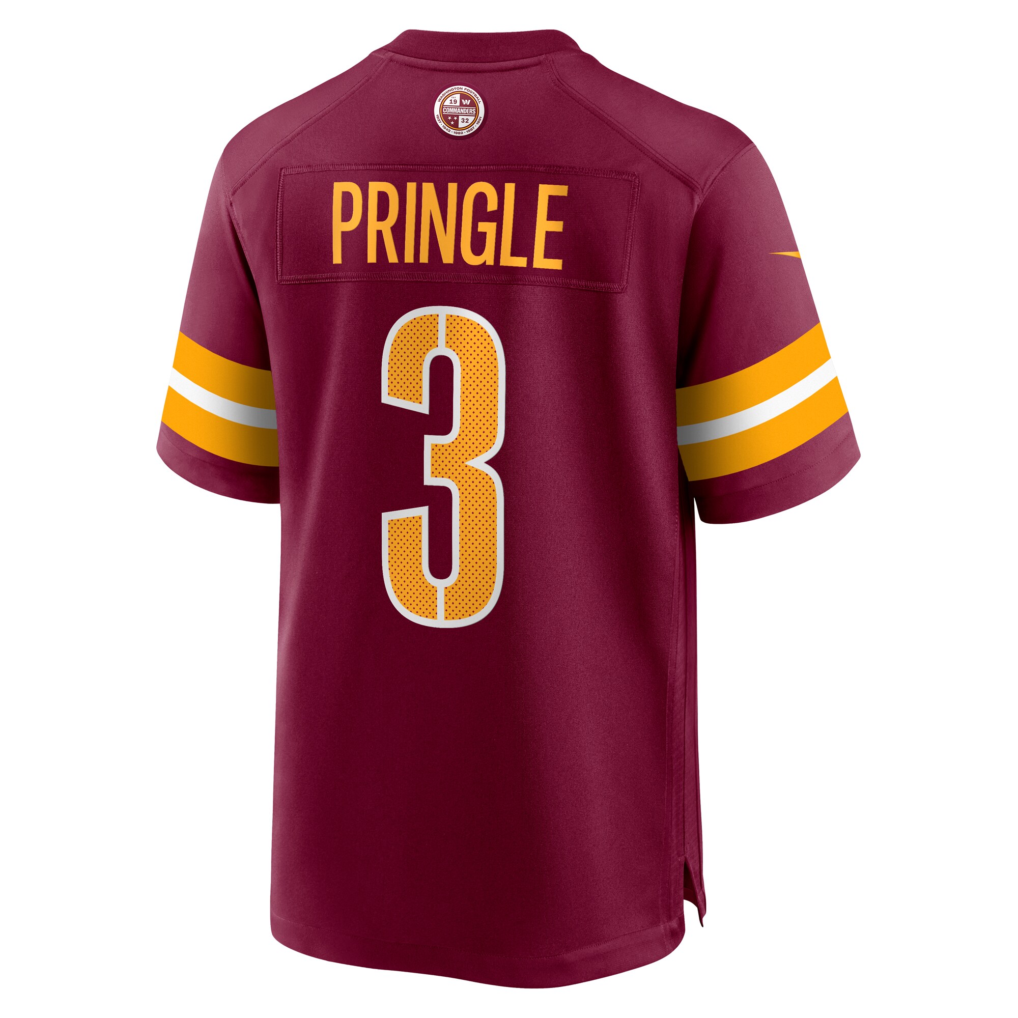 Washington Commanders Byron Pringle Burgundy Game NFL Jersey Men's