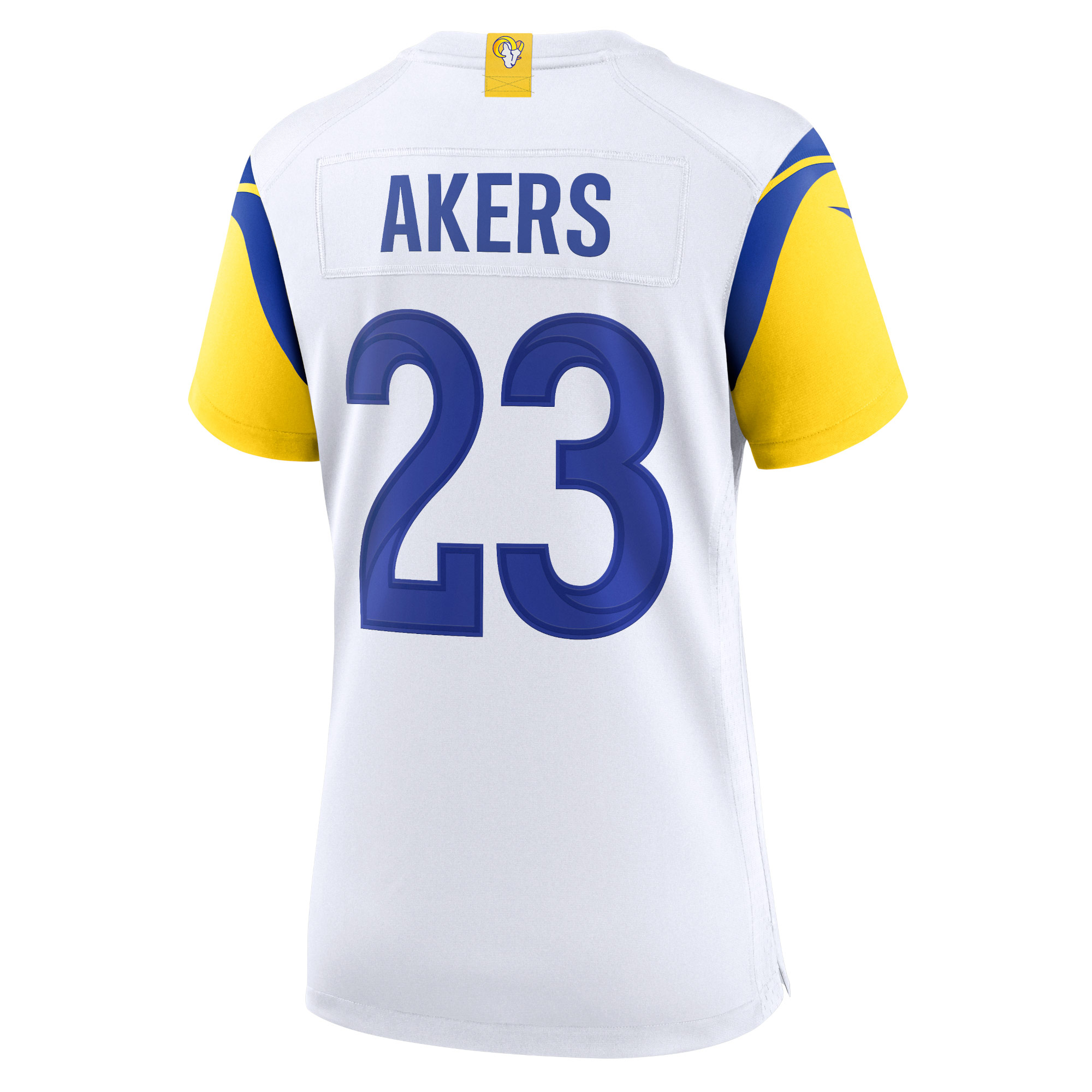Los Angeles Rams Cam Akers White Game NFL Jersey Women's