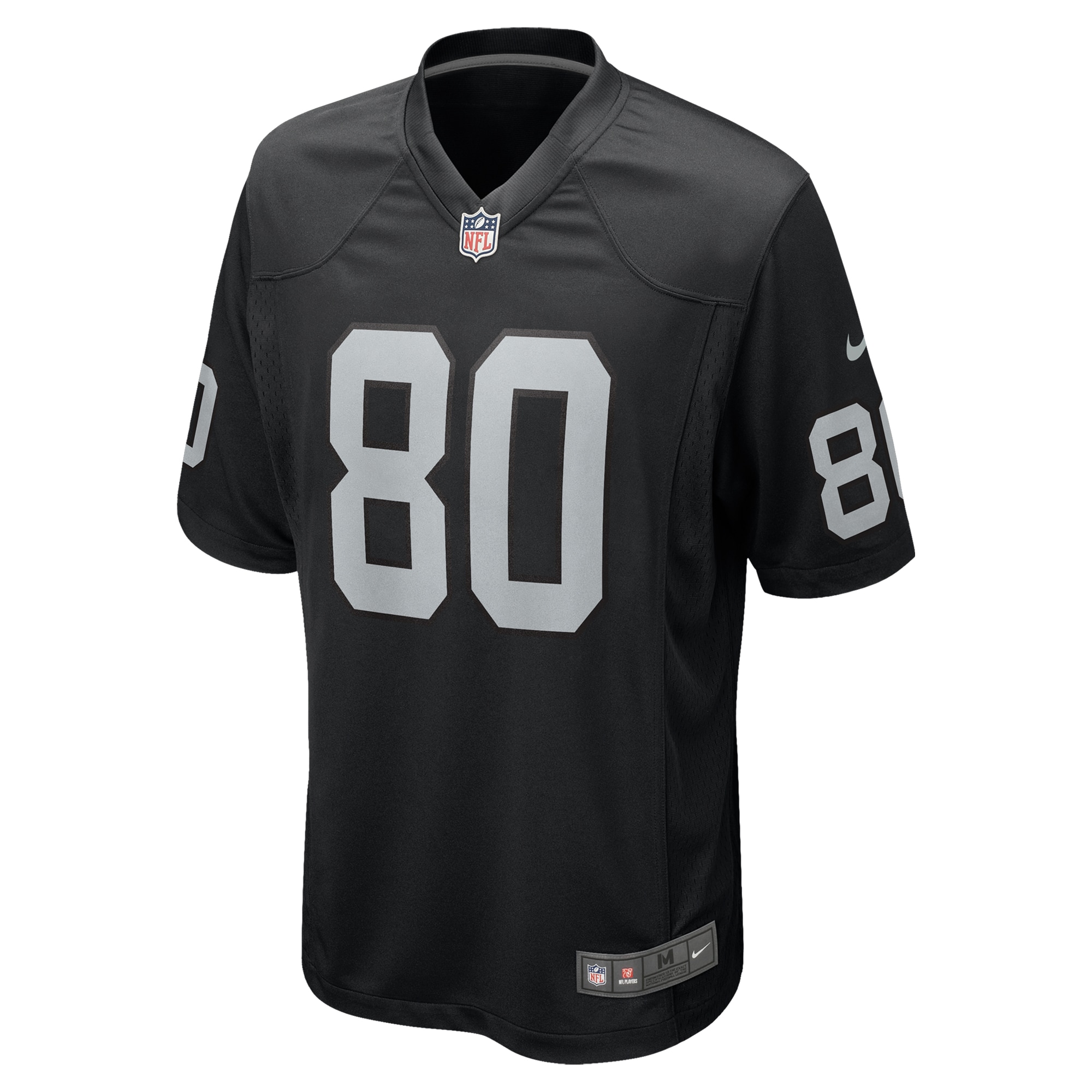 Las Vegas Raiders Jeff Foreman Black Team Game NFL Jersey Men's