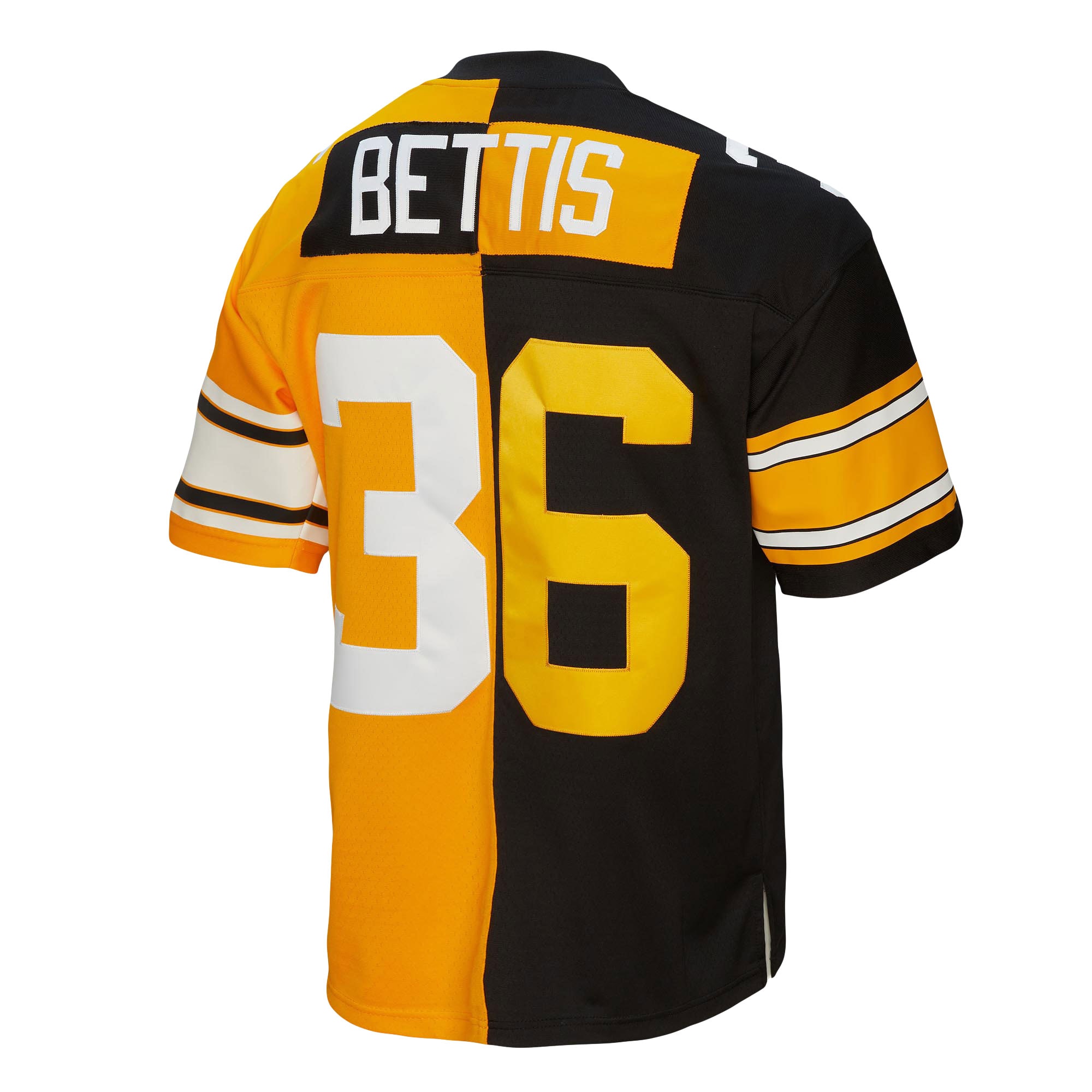 Pittsburgh Steelers Jerome Bettis Mitchell Ness Black/Gold 1996 Split Legacy NFL Jersey Men's