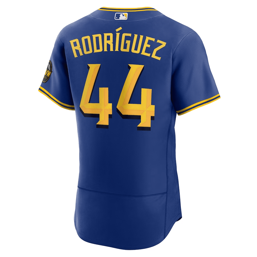 Julio Rodriguez 44 Seattle Mariners 2023 City Connect Elite Royal MLB Jersey Men's