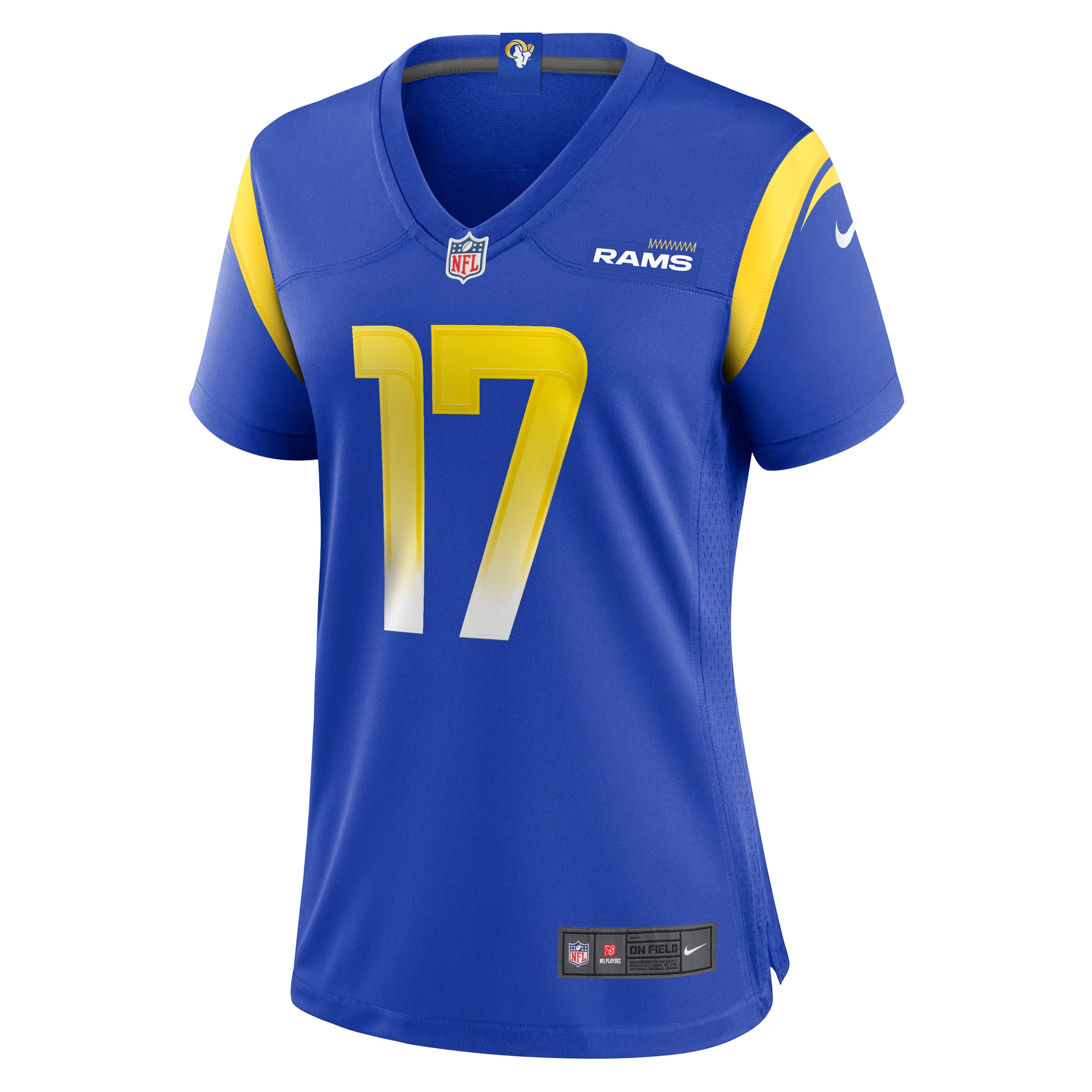 Los Angeles Rams Puka Nacua Royal Home Game NFL Jersey Women's