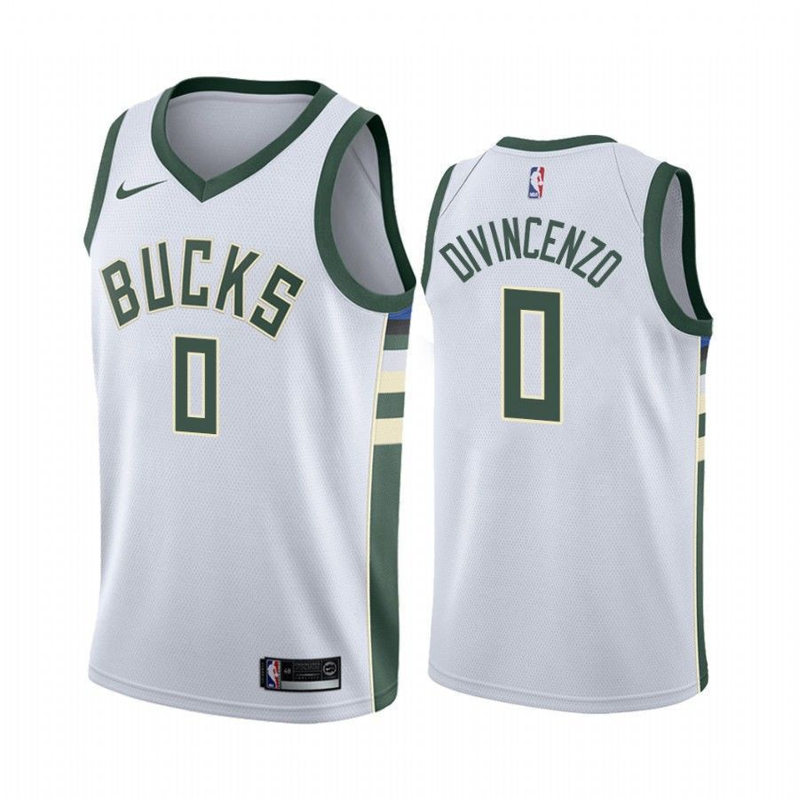 Milwaukee Bucks Donte Divincenzo 0 Association NBA Jersey Men's
