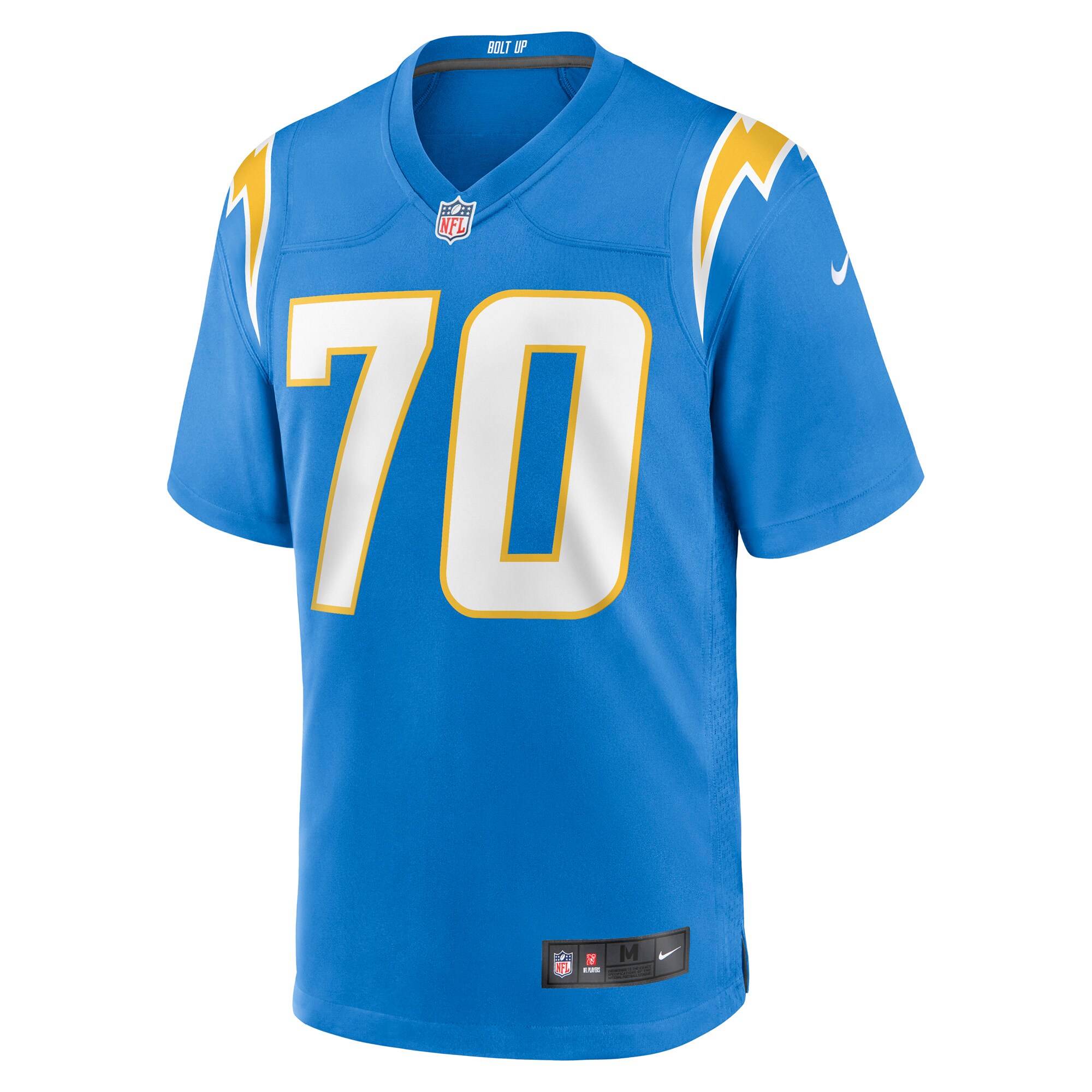 Los Angeles Chargers Rashawn Slater Powder Blue Game NFL Jersey Men's