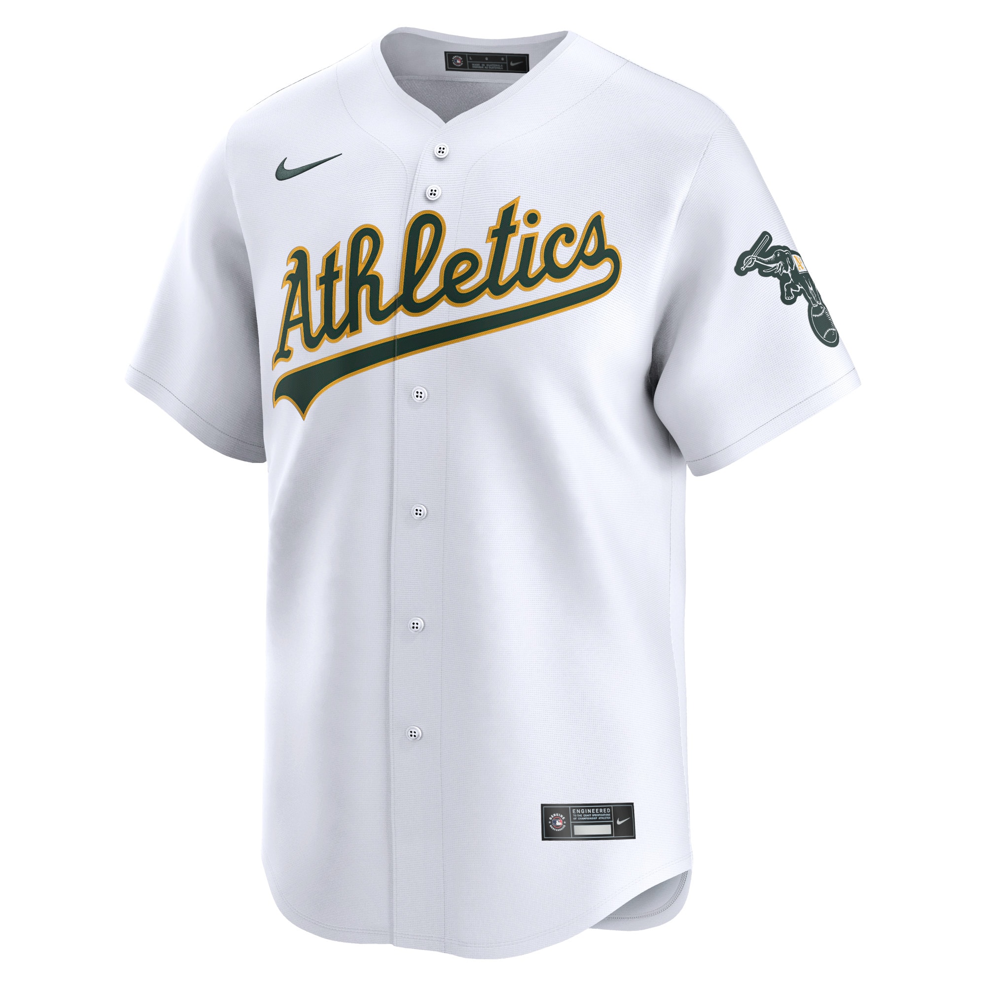 Oakland Athletics White Home Limited MLB Jersey Youth