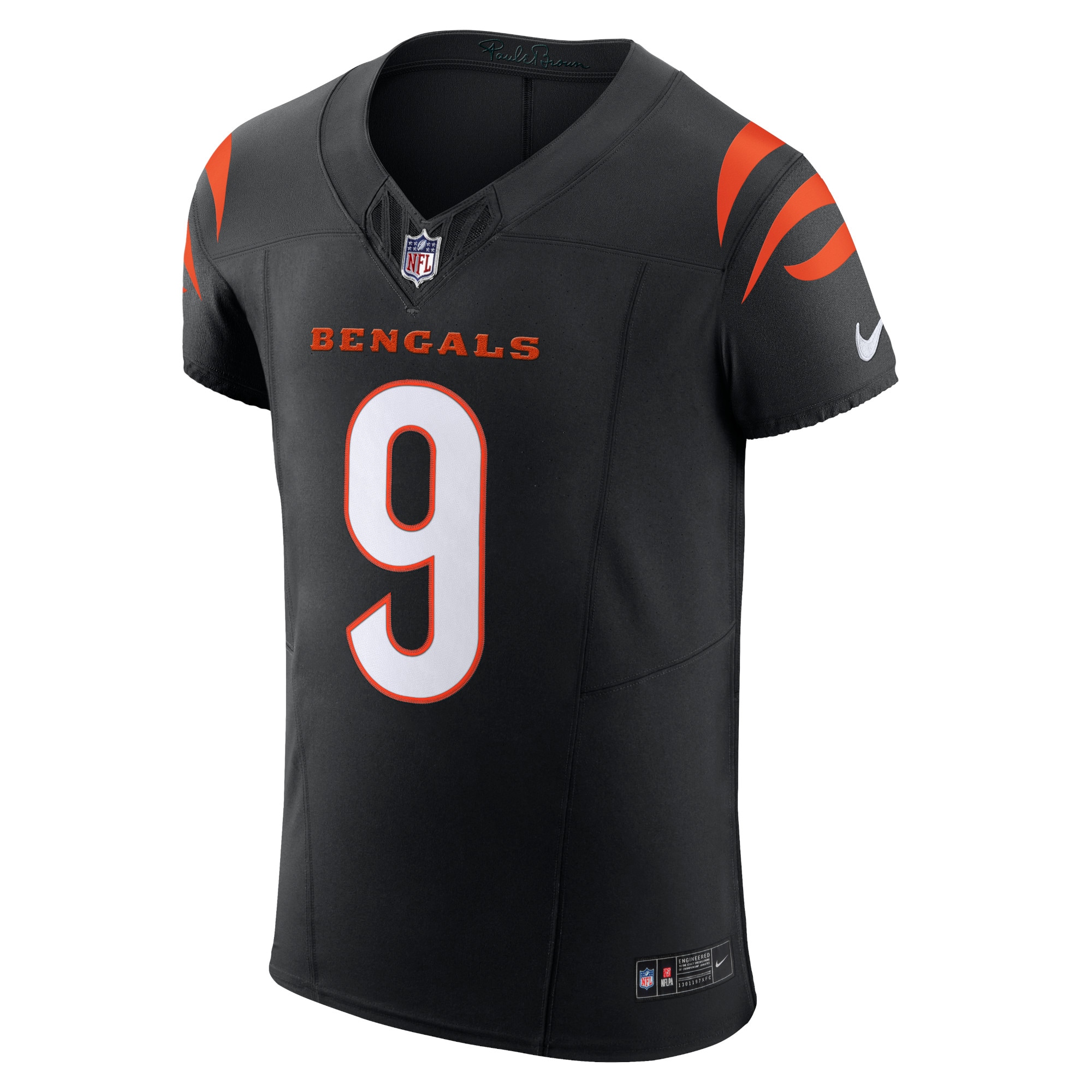 Cincinnati Bengals Joe Burrow Black Vapor F.U.S.E. Elite NFL Jersey Men's