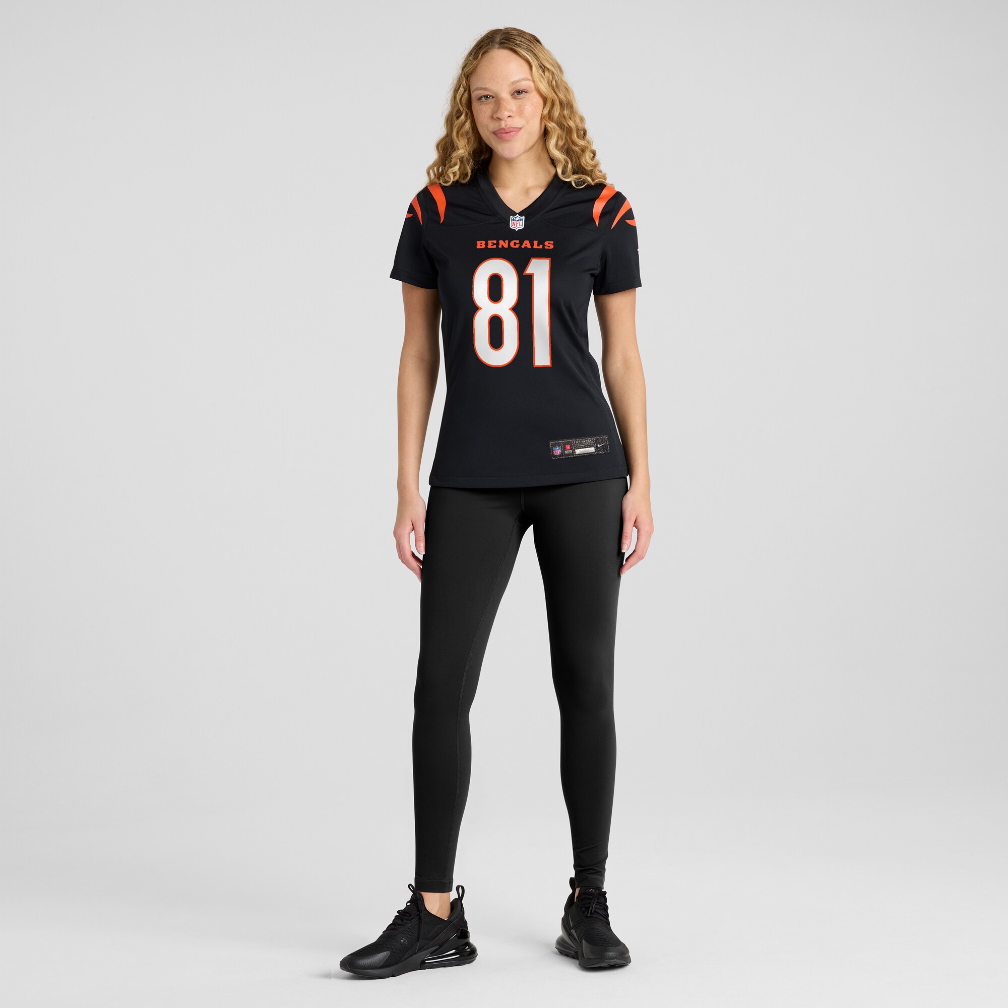 Cincinnati Bengals Jermaine Burton Black Game NFL Jersey Women's