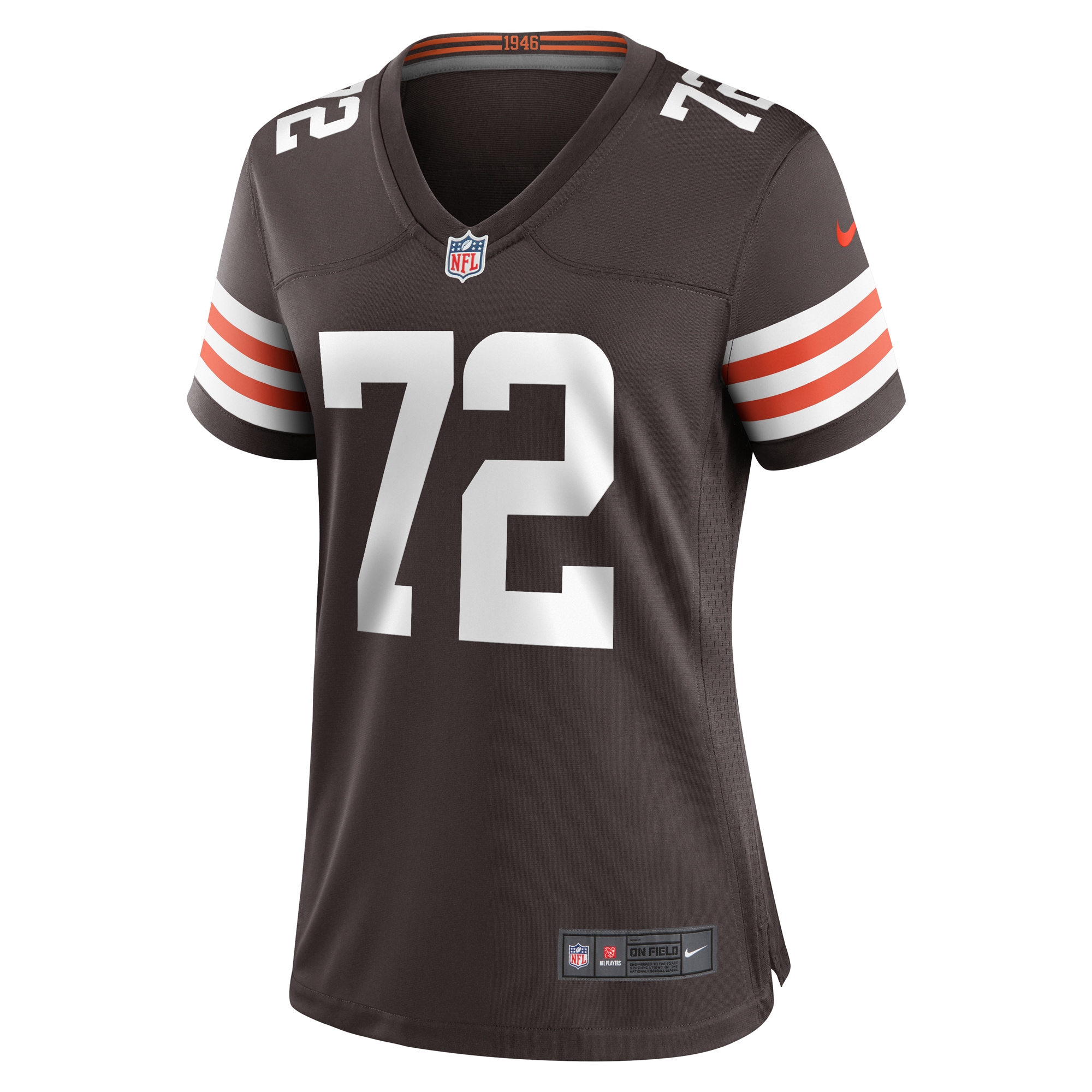 Cleveland Browns Ty Nsekhe Brown Game NFL Jersey Women's