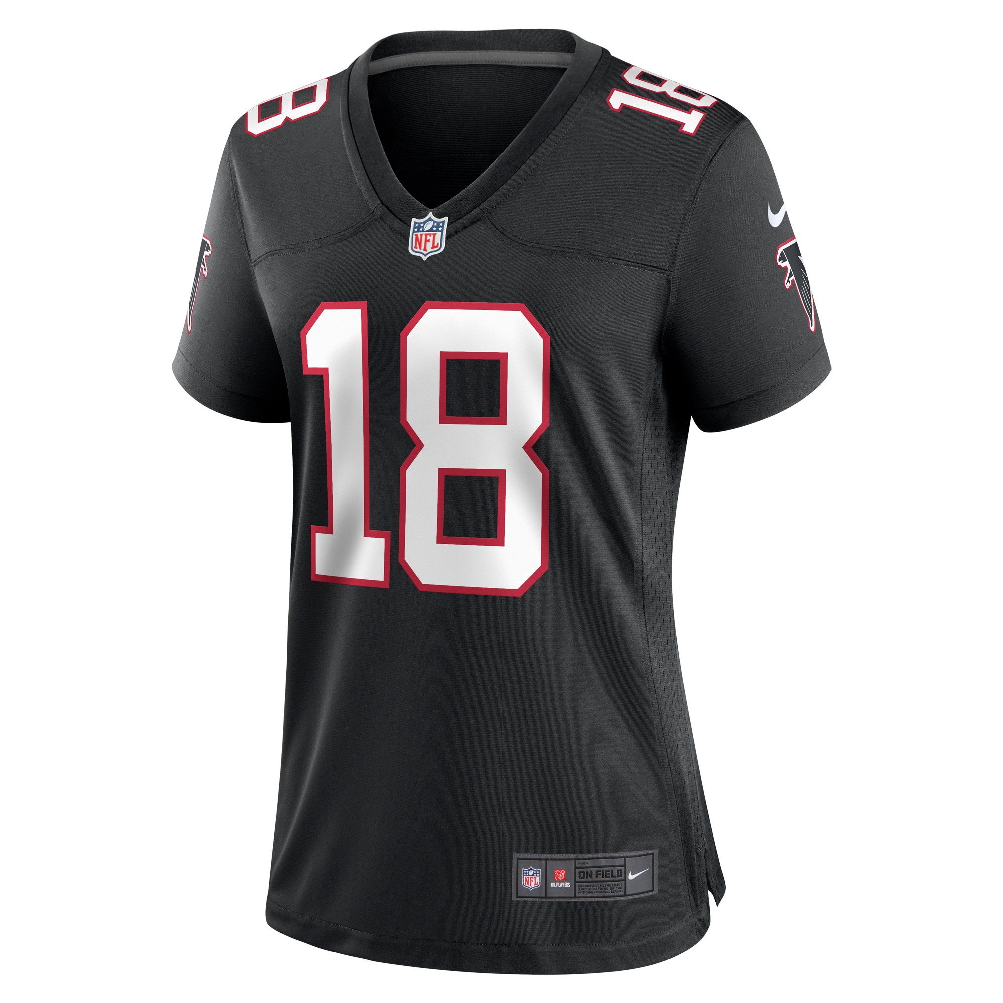 Atlanta Falcons Kirk Cousins Black Alternate Game NFL Jersey Women's