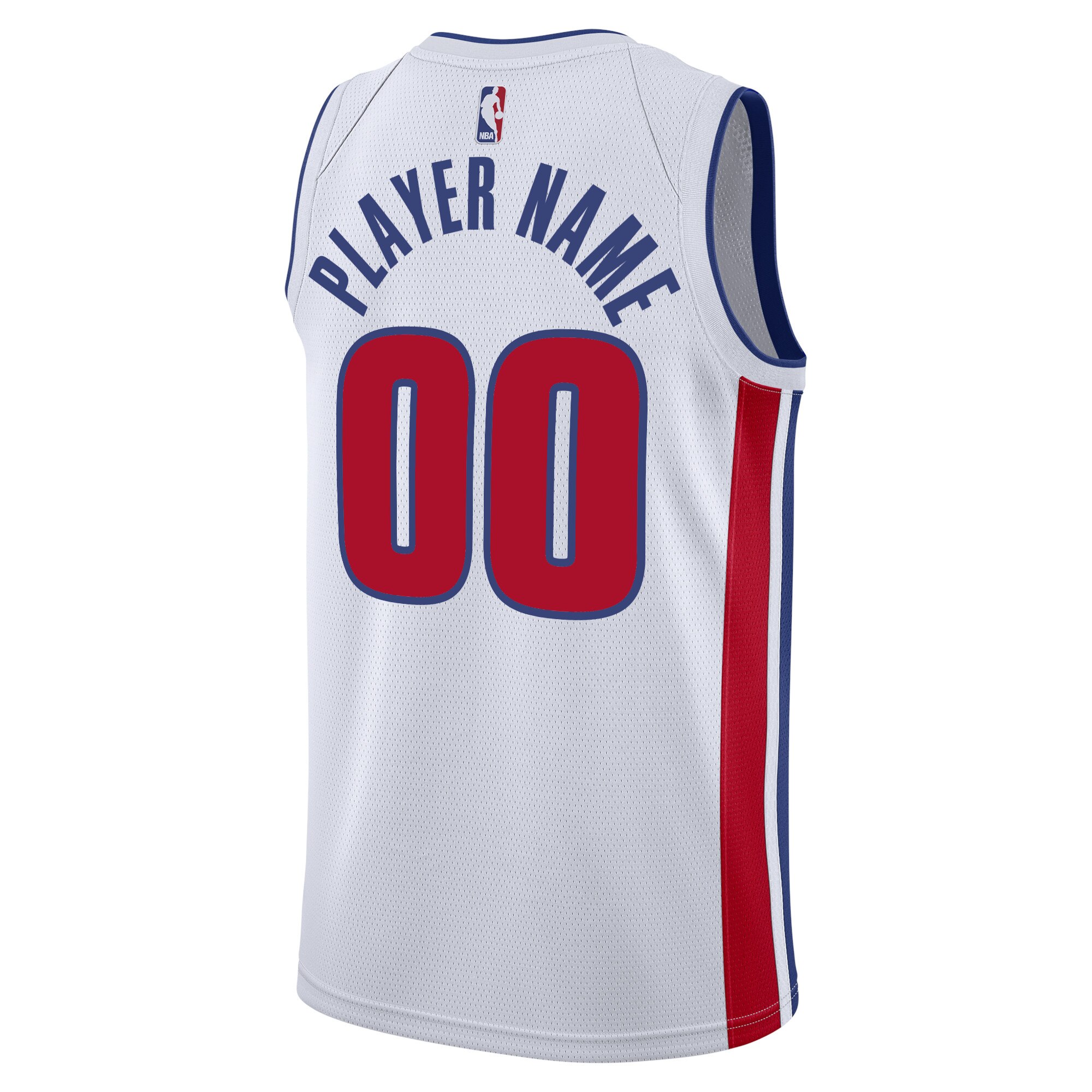 Detroit Pistons Association Swingman Custom NBA Jersey Youth